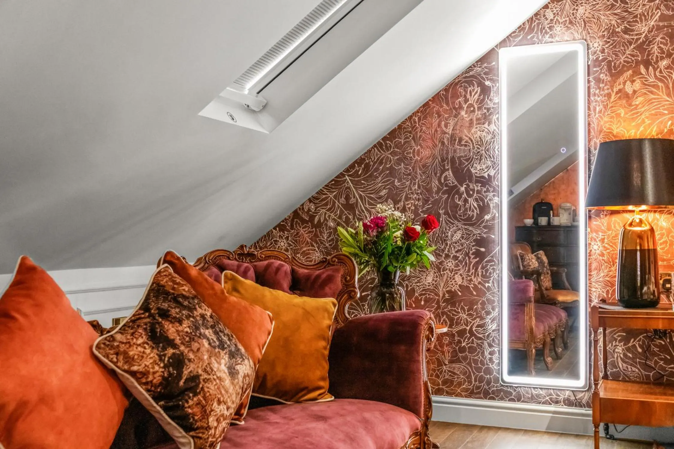 Seating area in The Ley Arms