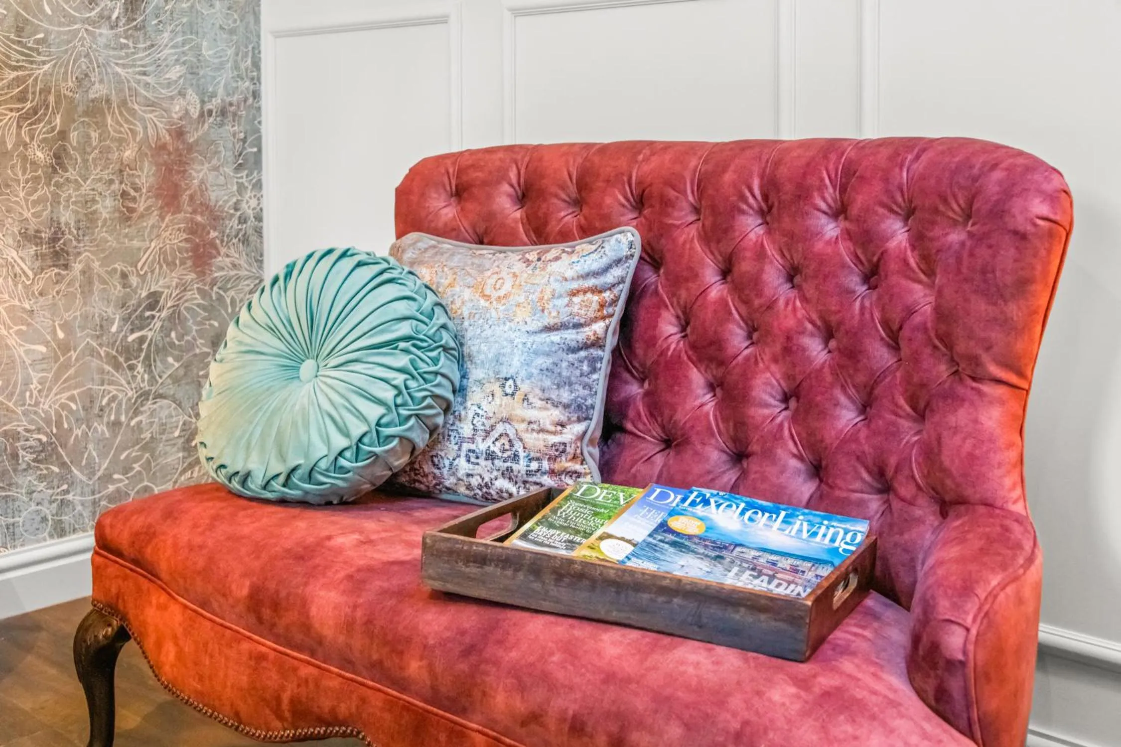 Seating area in The Ley Arms
