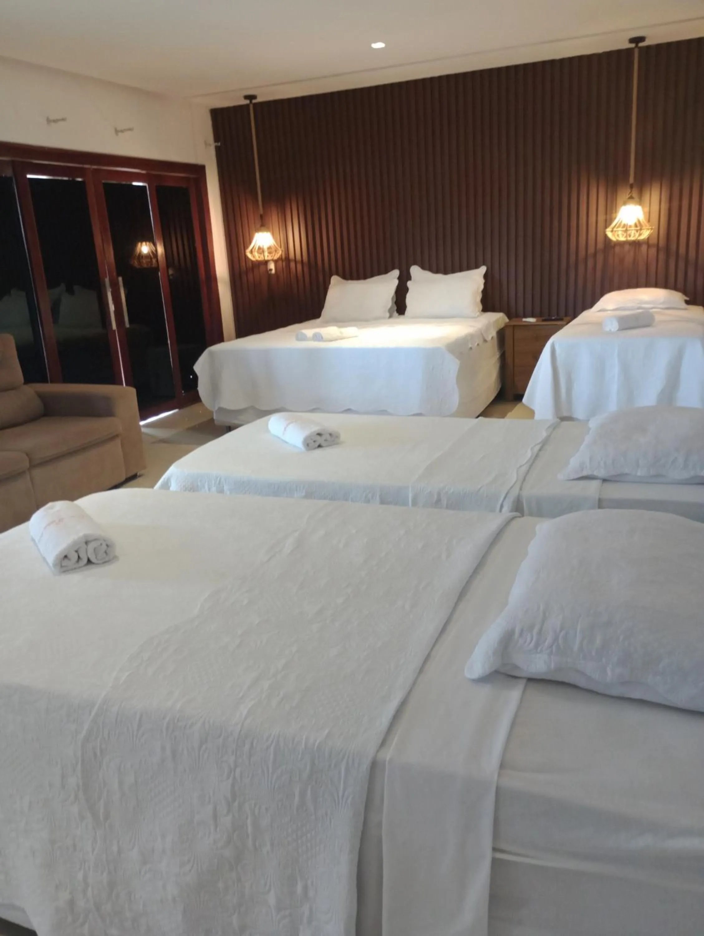 Bed in Pousada Gostoso Paradise