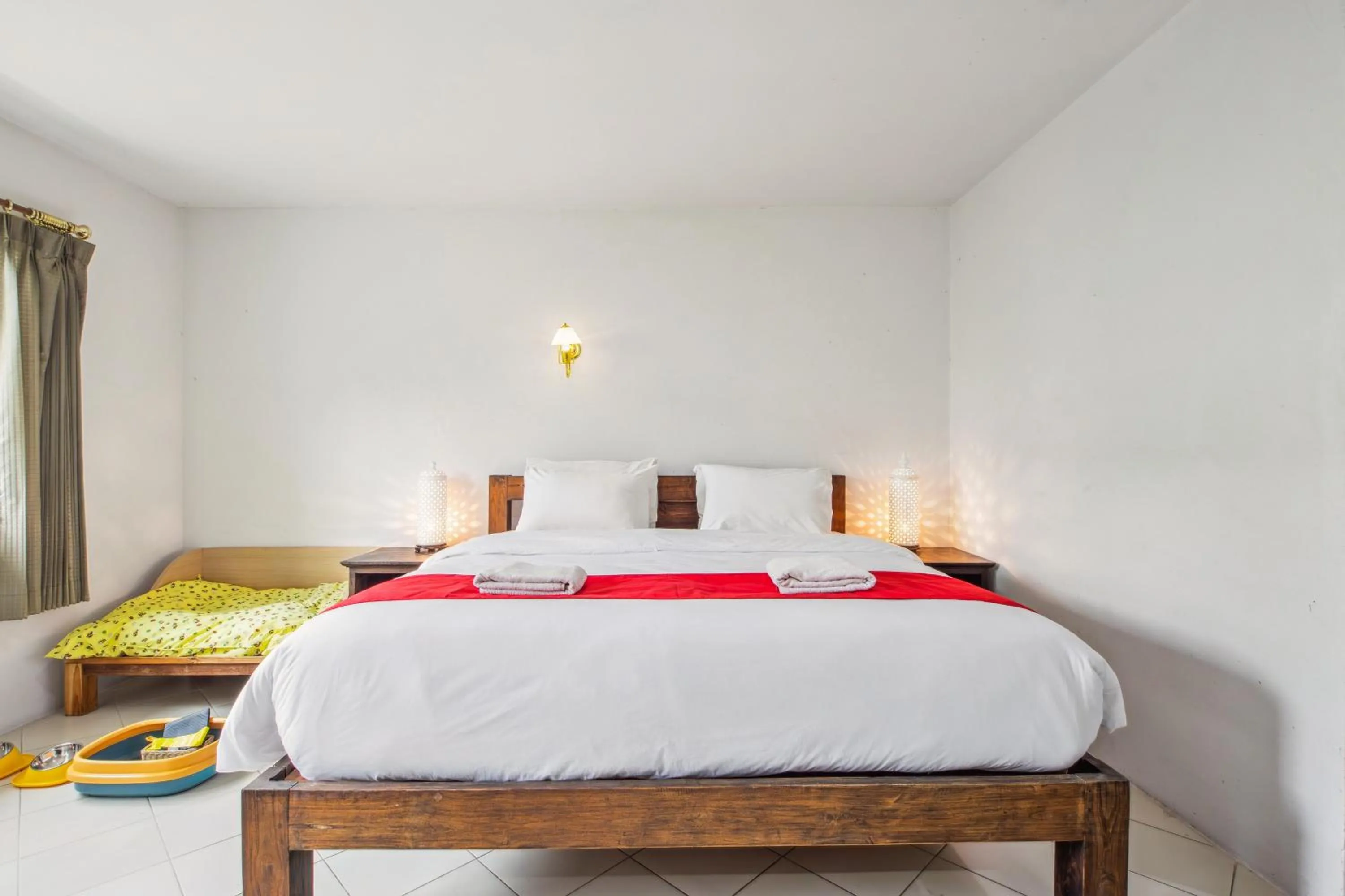 Bed in Budget Stars Hotel Chiang Mai