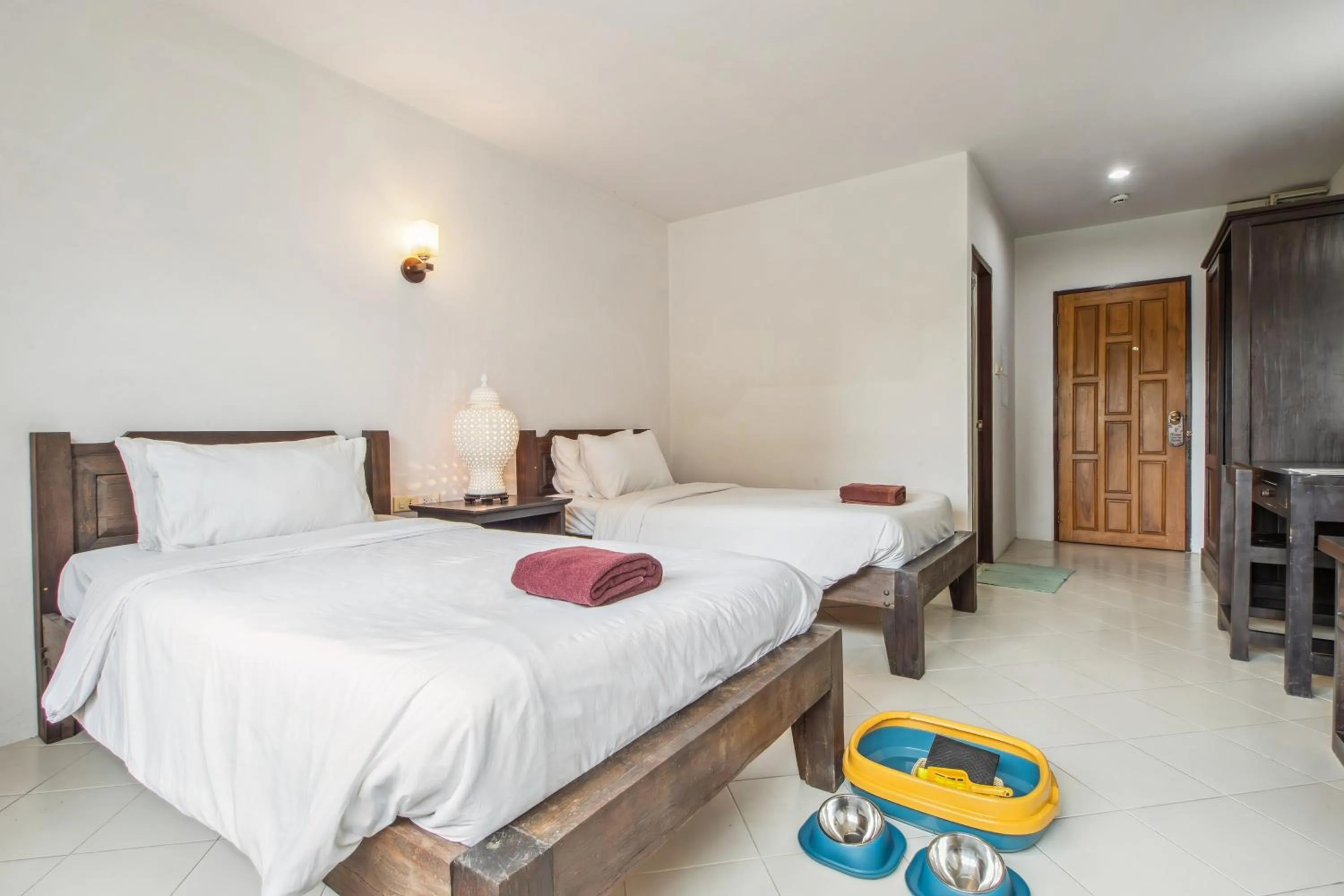 Bed in Budget Stars Hotel Chiang Mai