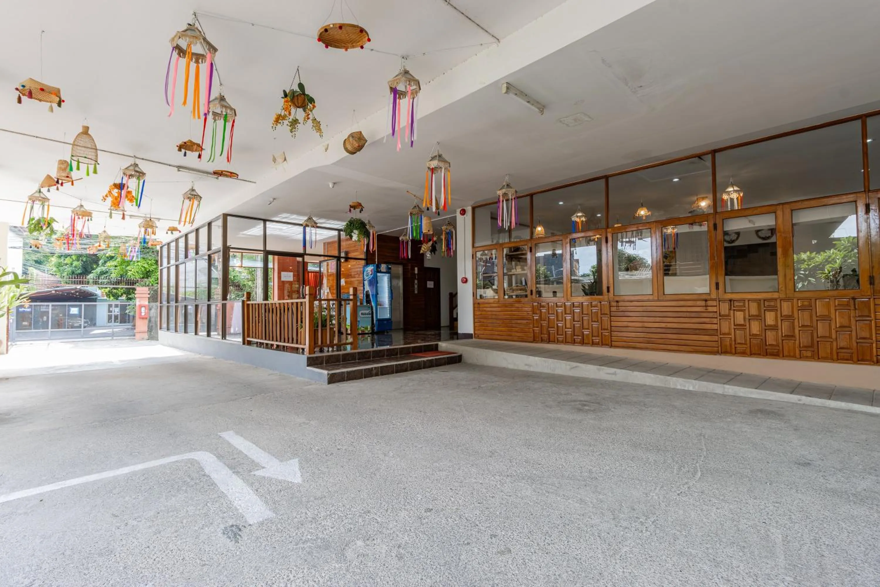 Facade/entrance in Budget Stars Hotel Chiang Mai