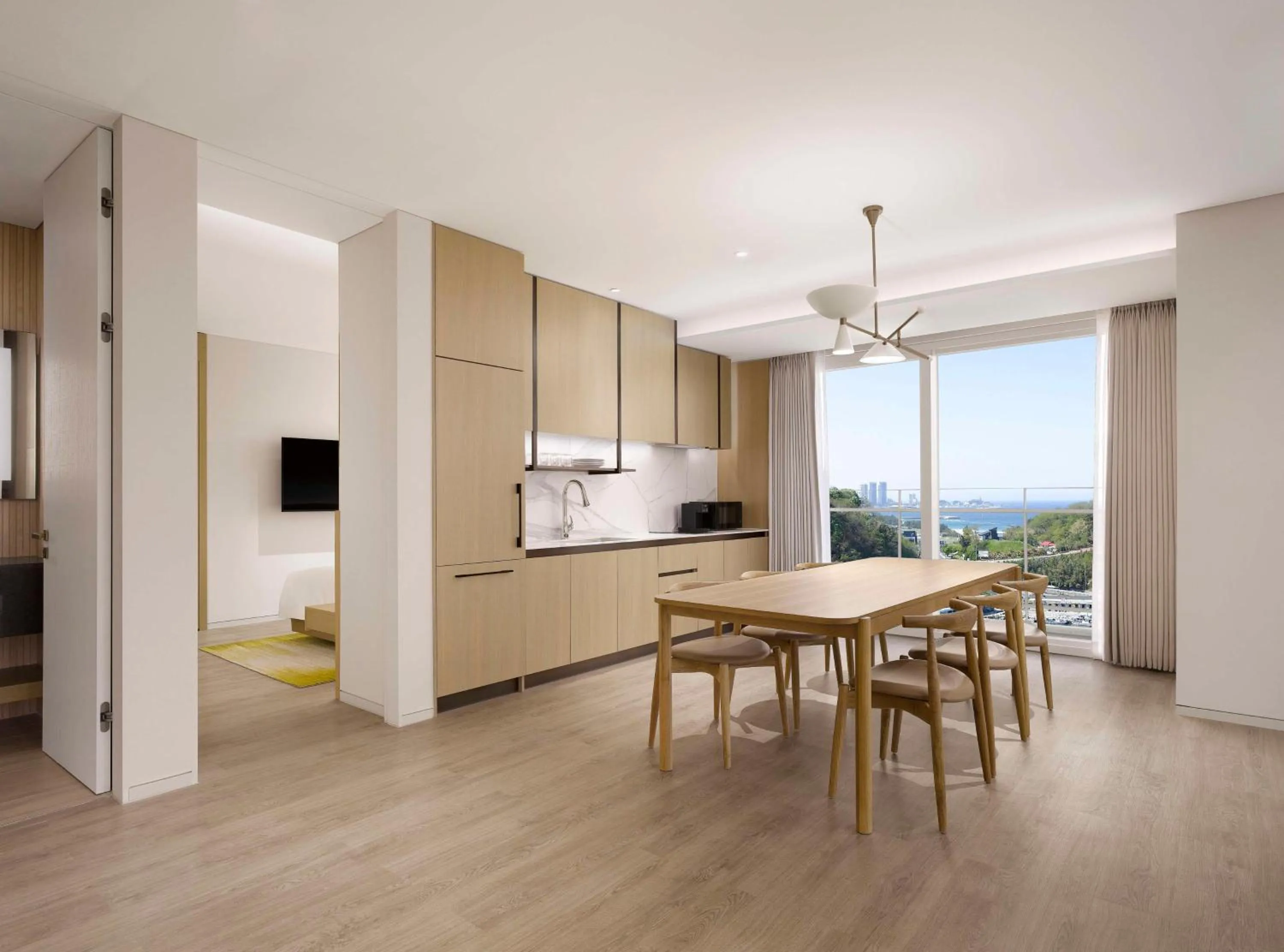 Kitchen or kitchenette in Cassia Sokcho