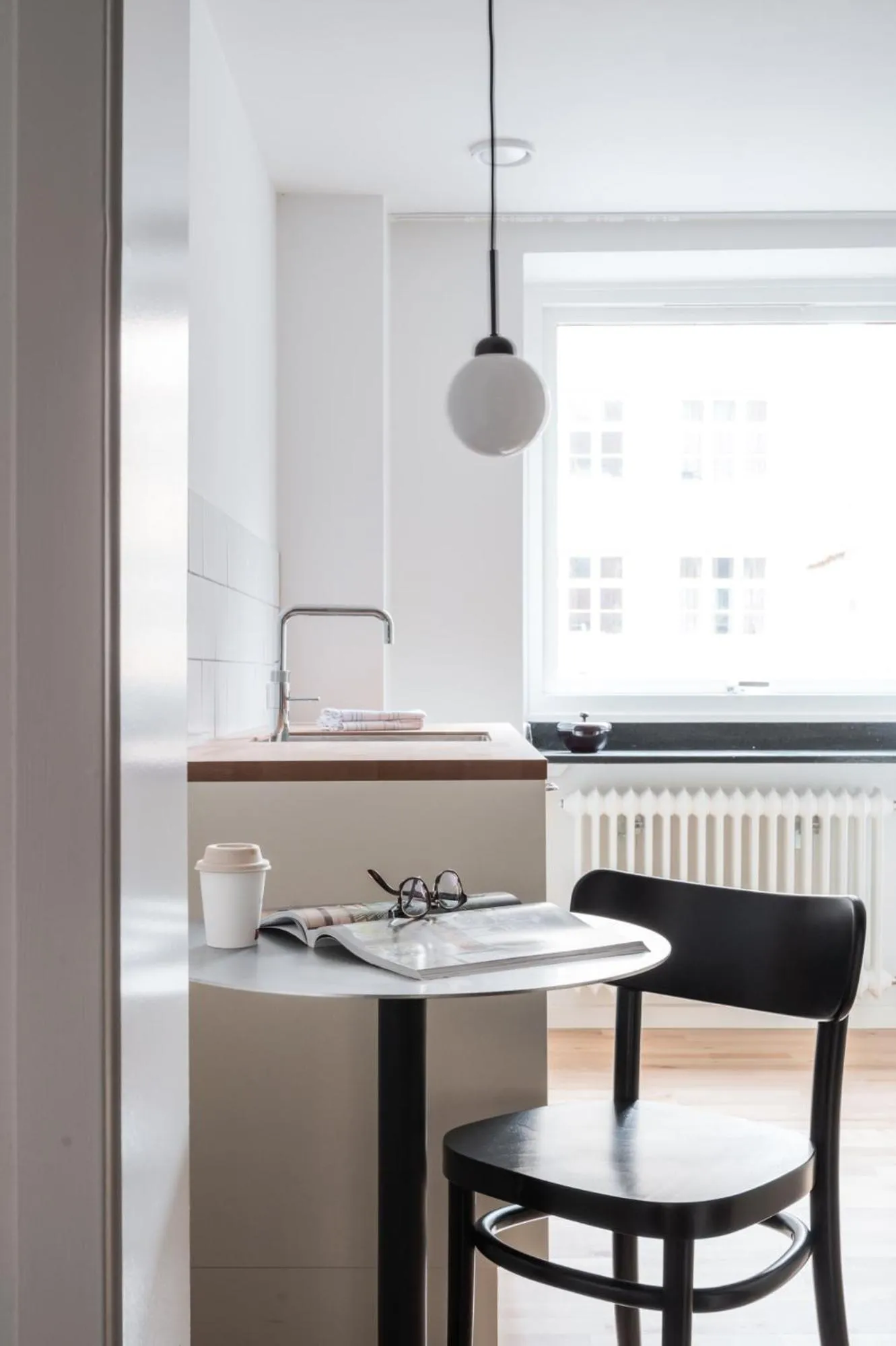 kitchen in Queens Courtyard by Daniel&Jacob's