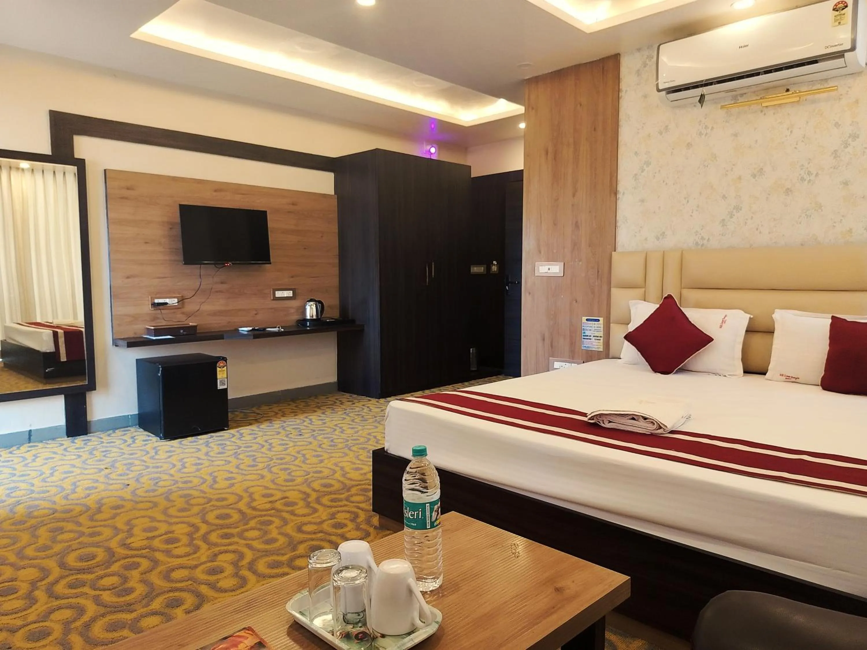 Bed in N B Sonar Bangla Hotel