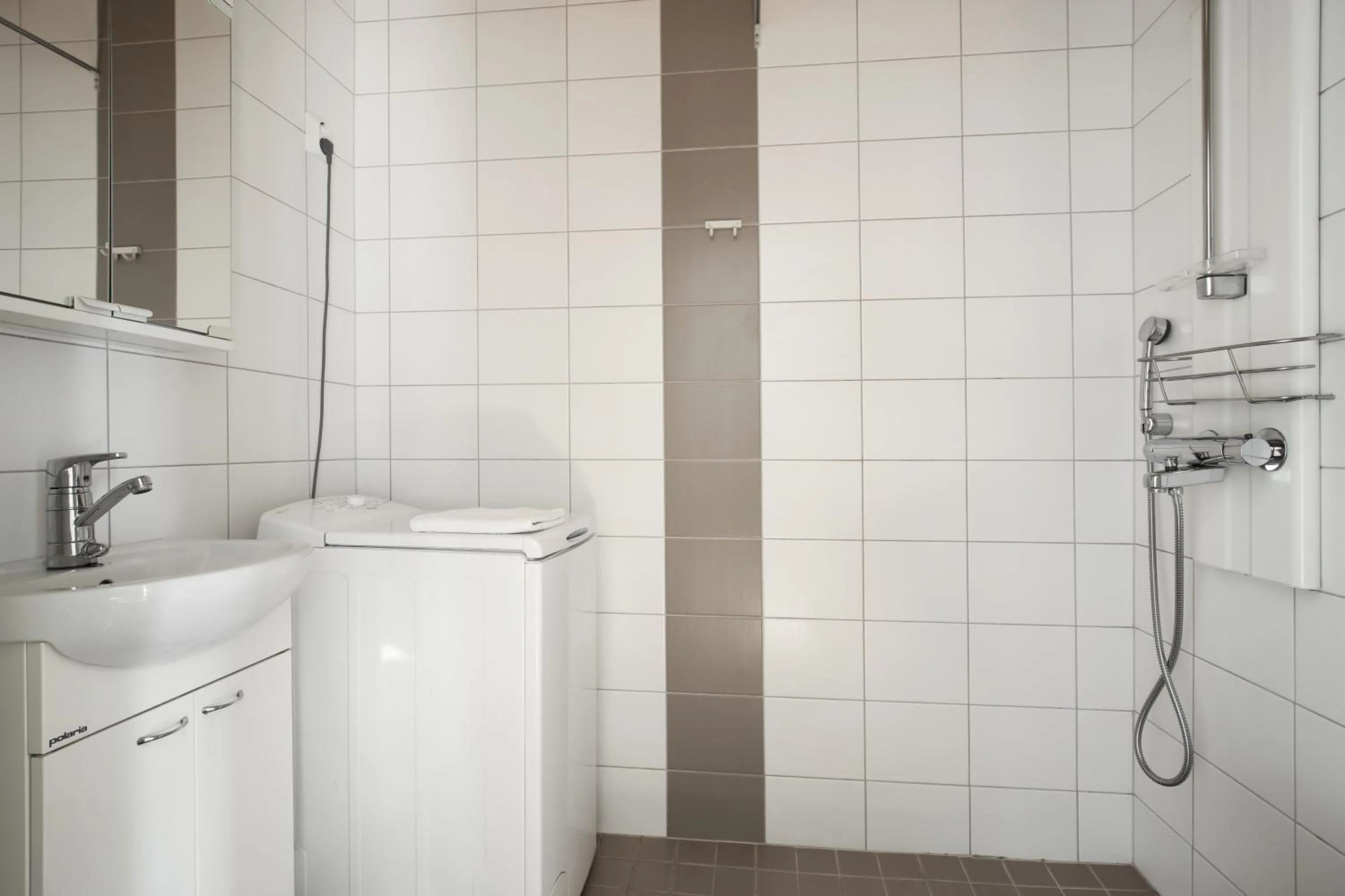Shower in Kotimaailma Aparthotel Kamppi - 1BR with a balcony for 2 persons 34