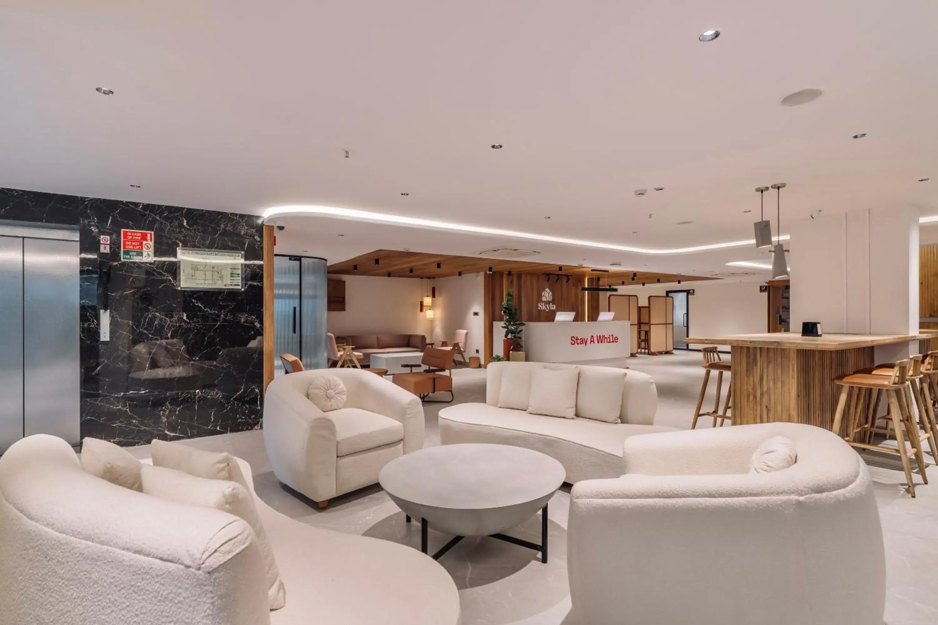 Lobby or reception in SKYLA Studios & Suites - Kondapur Lobby or reception in SKYLA Studios & Suites - Kondapur