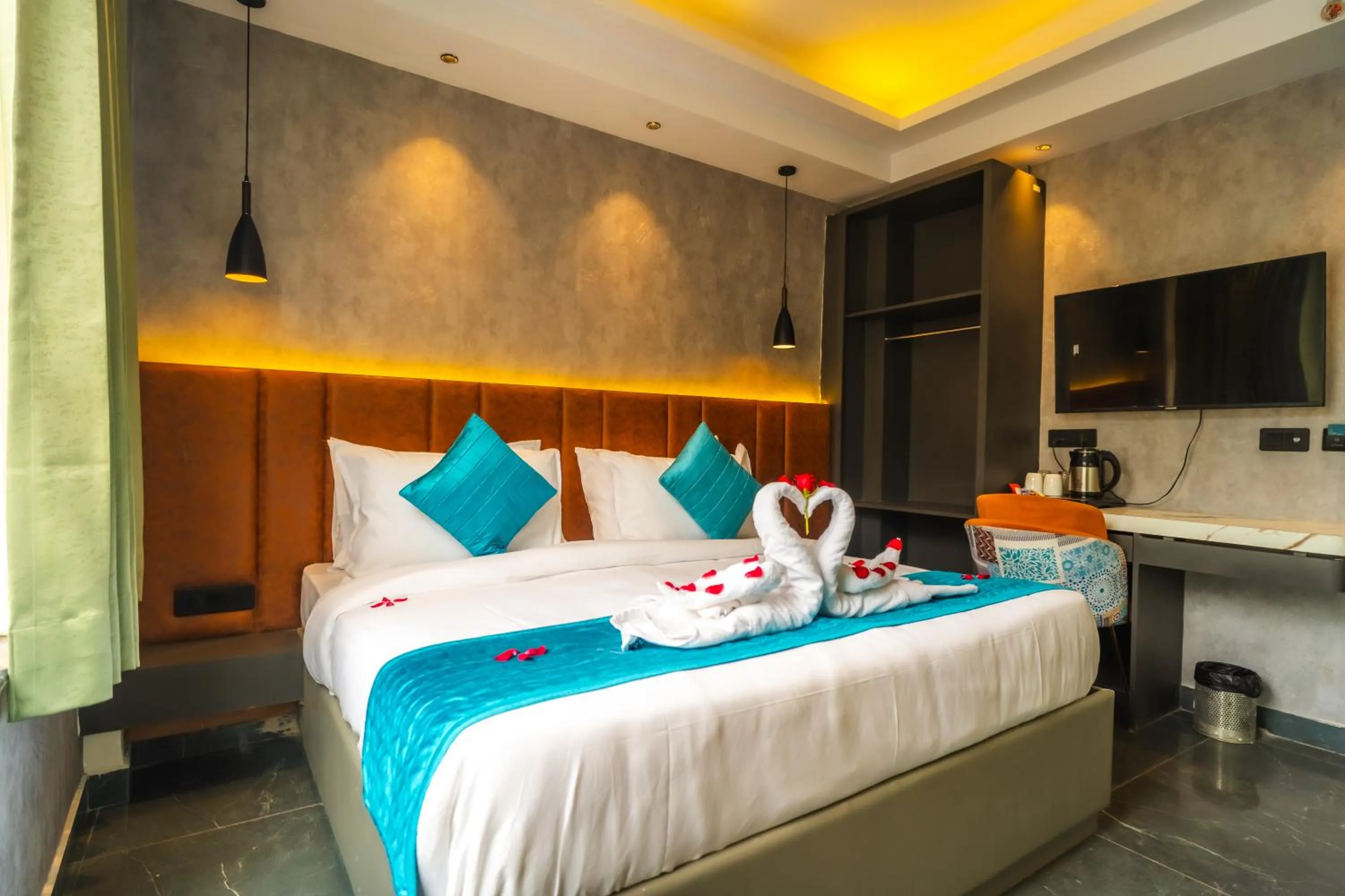 Bed in SKI Hotels and Resorts Rishikesh