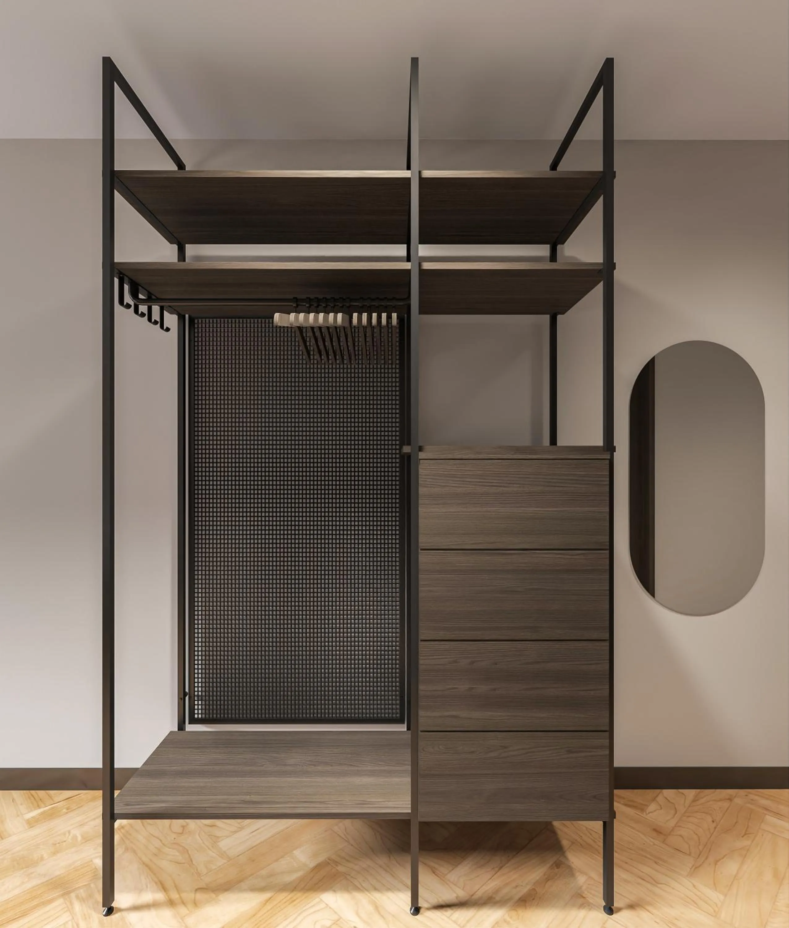 wardrobe in Numa Munich Obersendling