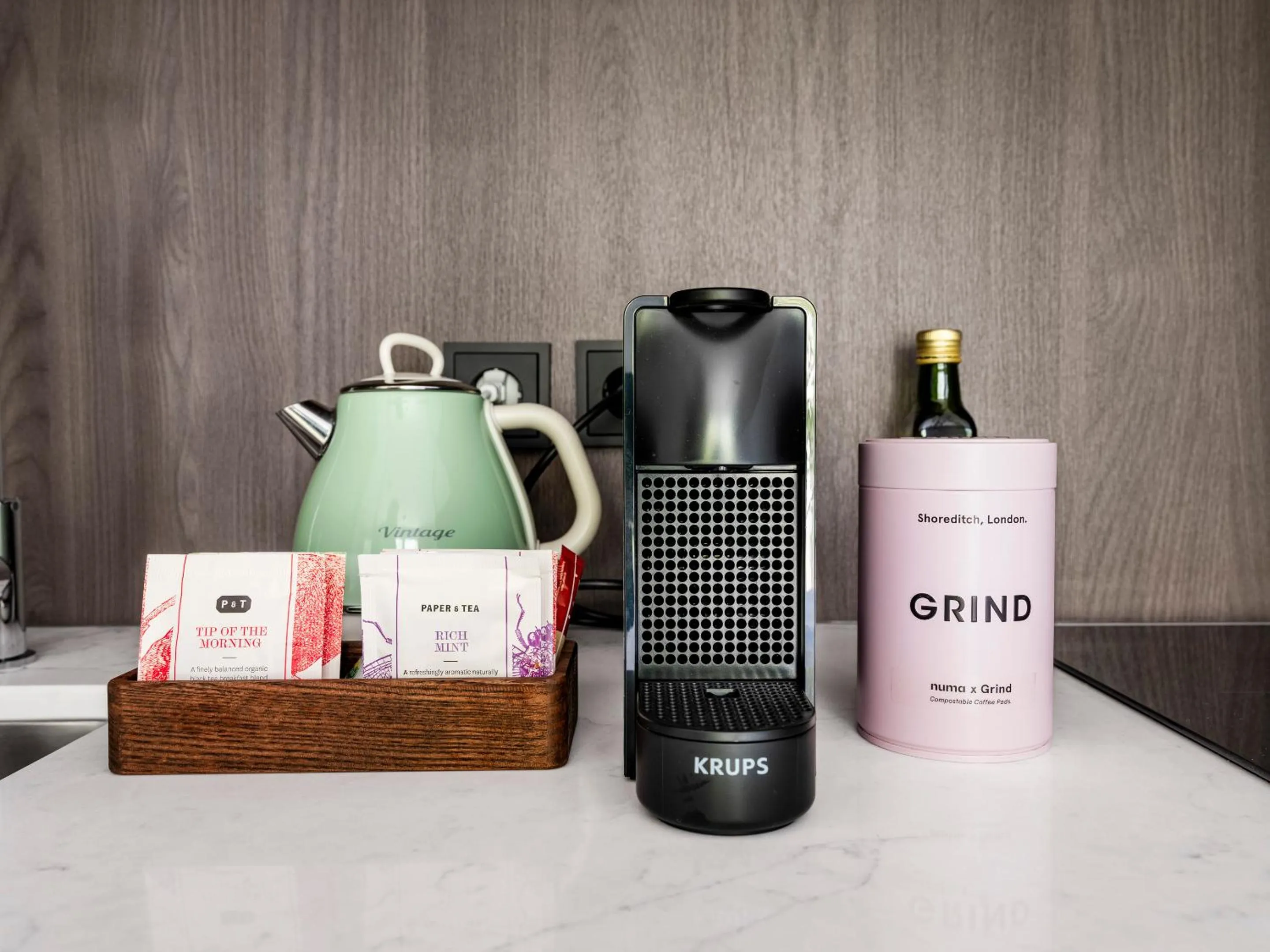 Coffee/tea facilities in Numa Munich Obersendling