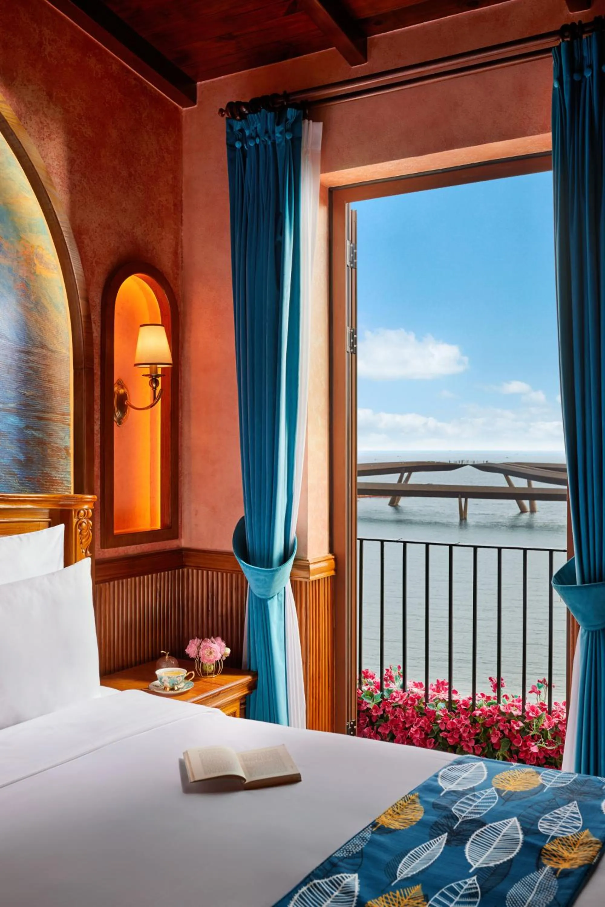 Balcony/Terrace, Bed in Venice Hotel Phu Quoc - Free Airport Shuttle & Sunset Town Tour