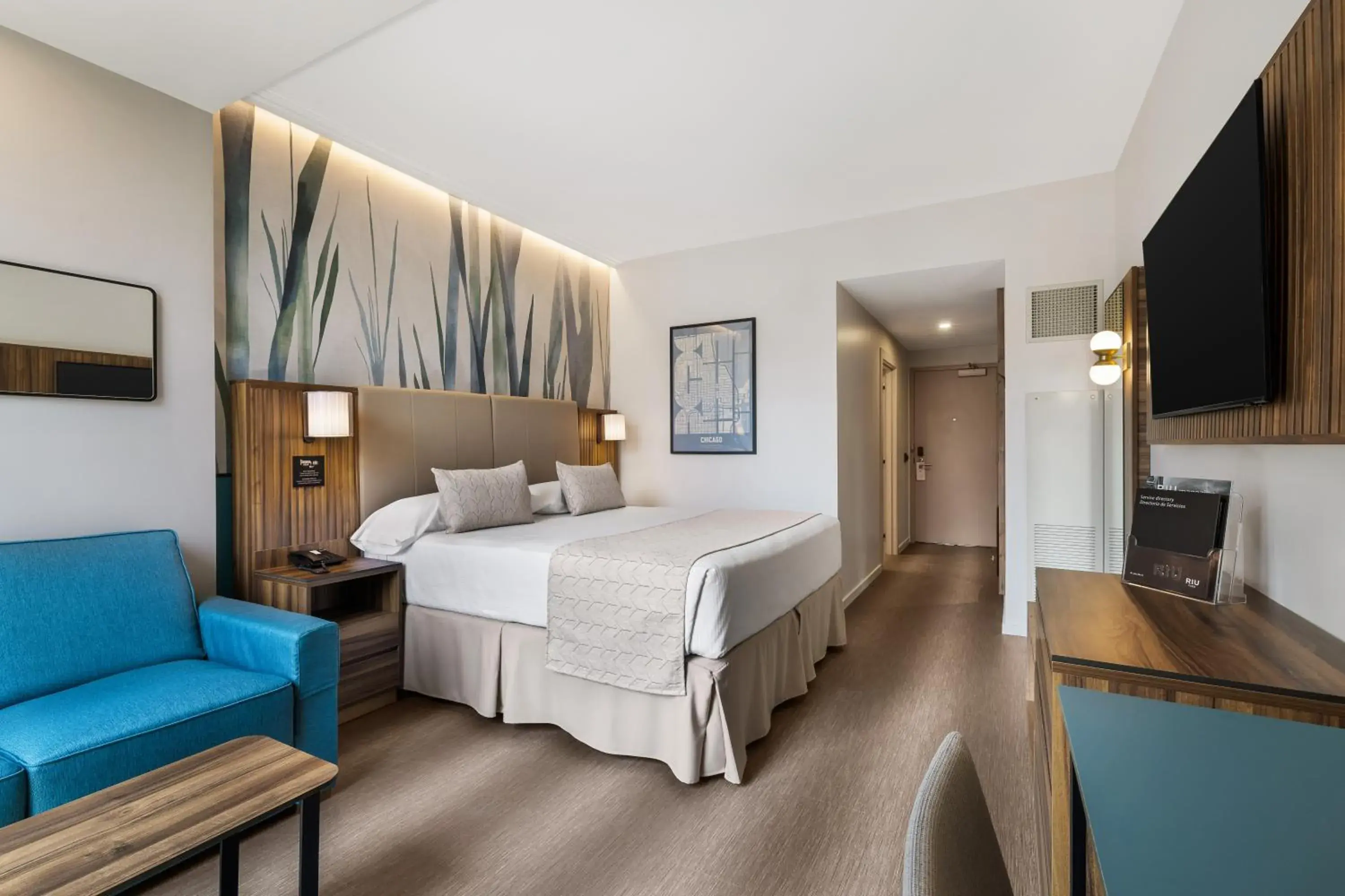 Bed in Riu Plaza Chicago Bed in Riu Plaza Chicago