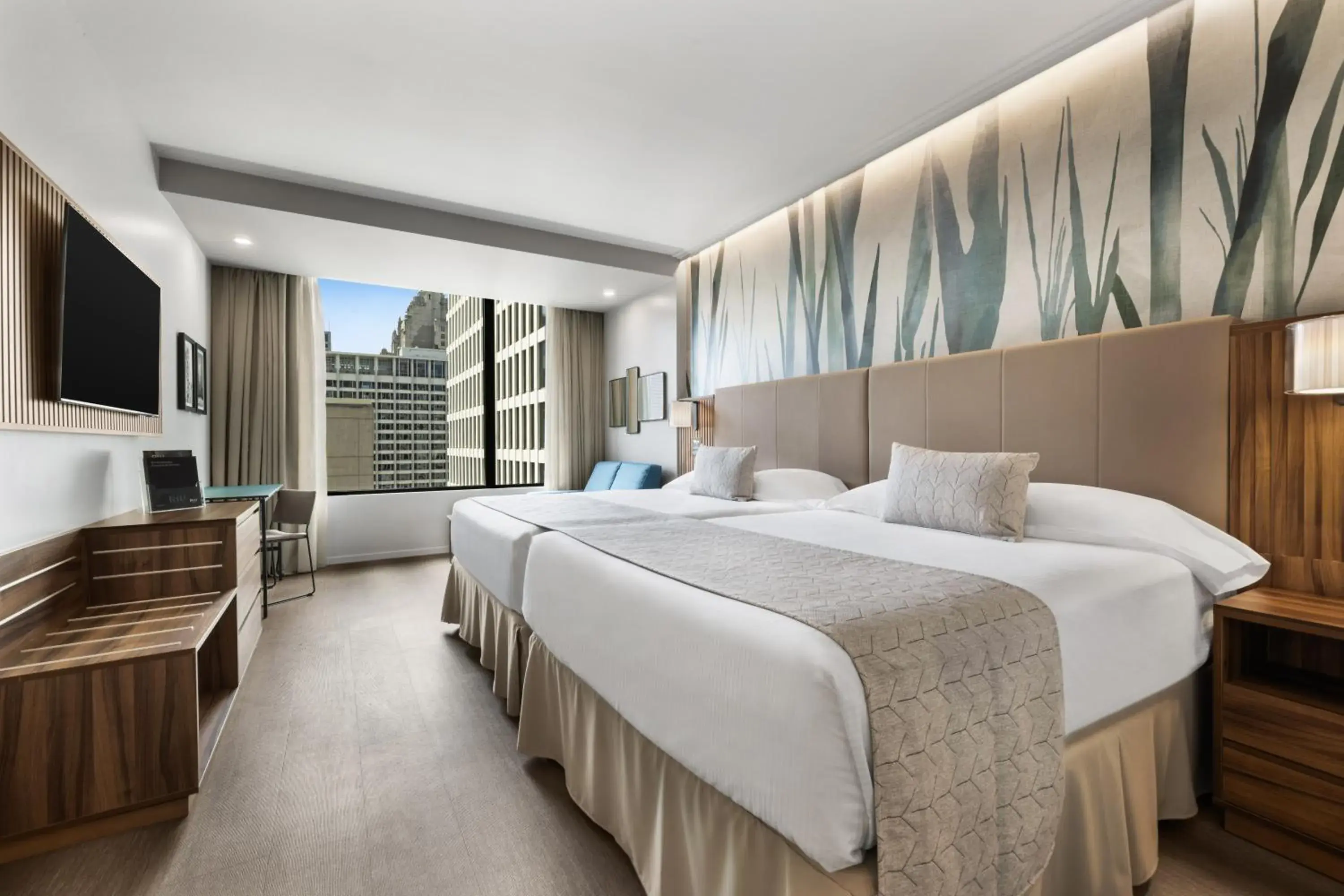 Bed in Riu Plaza Chicago Bed in Riu Plaza Chicago