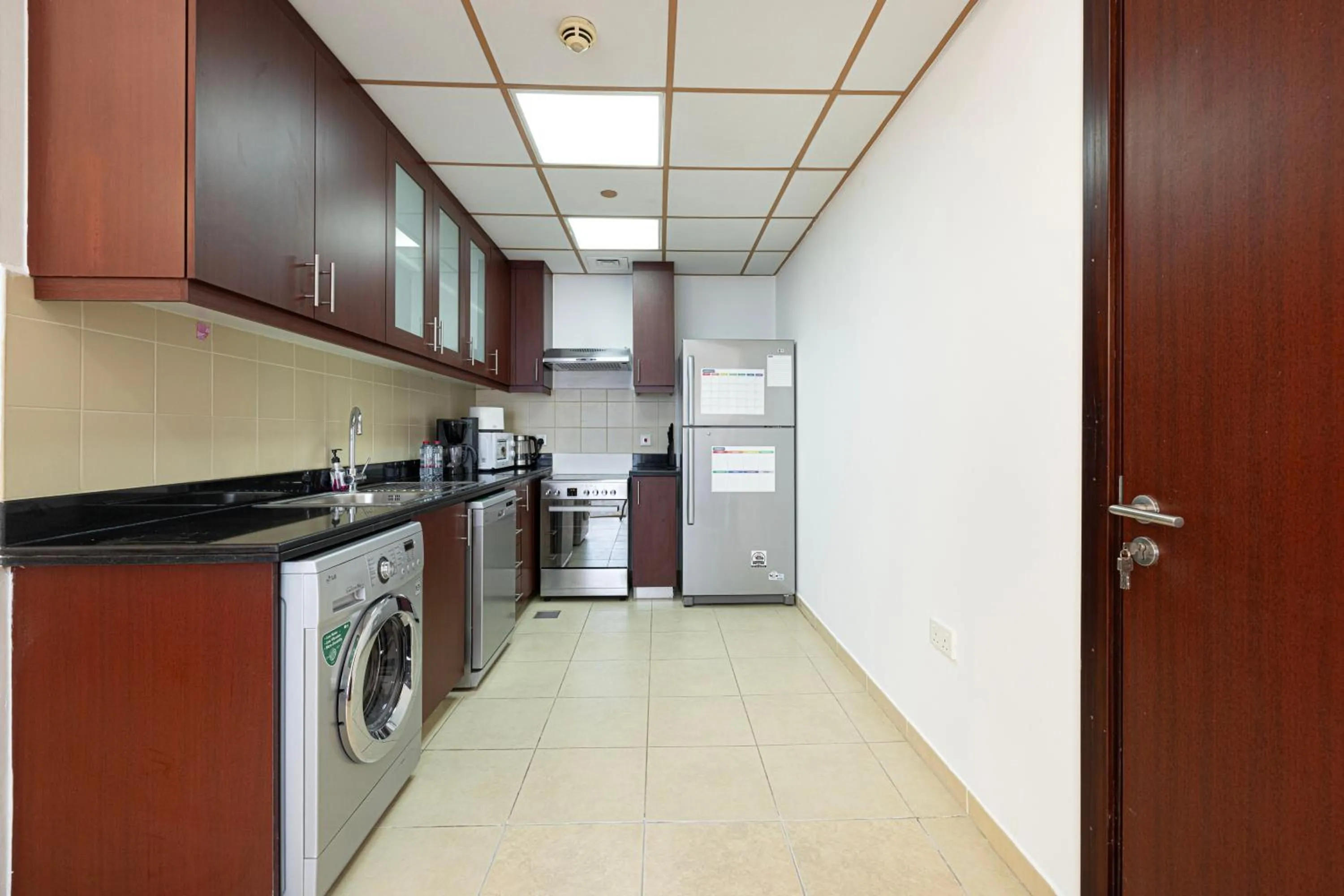 Kitchen or kitchenette in Salt of the Ocean in JBR by Lagom