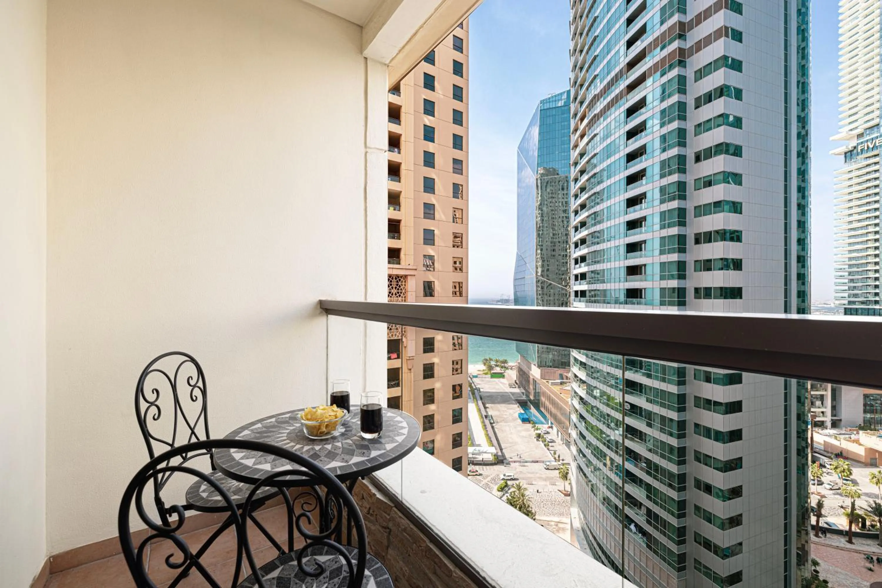 Balcony/Terrace in Salt of the Ocean in JBR by Lagom