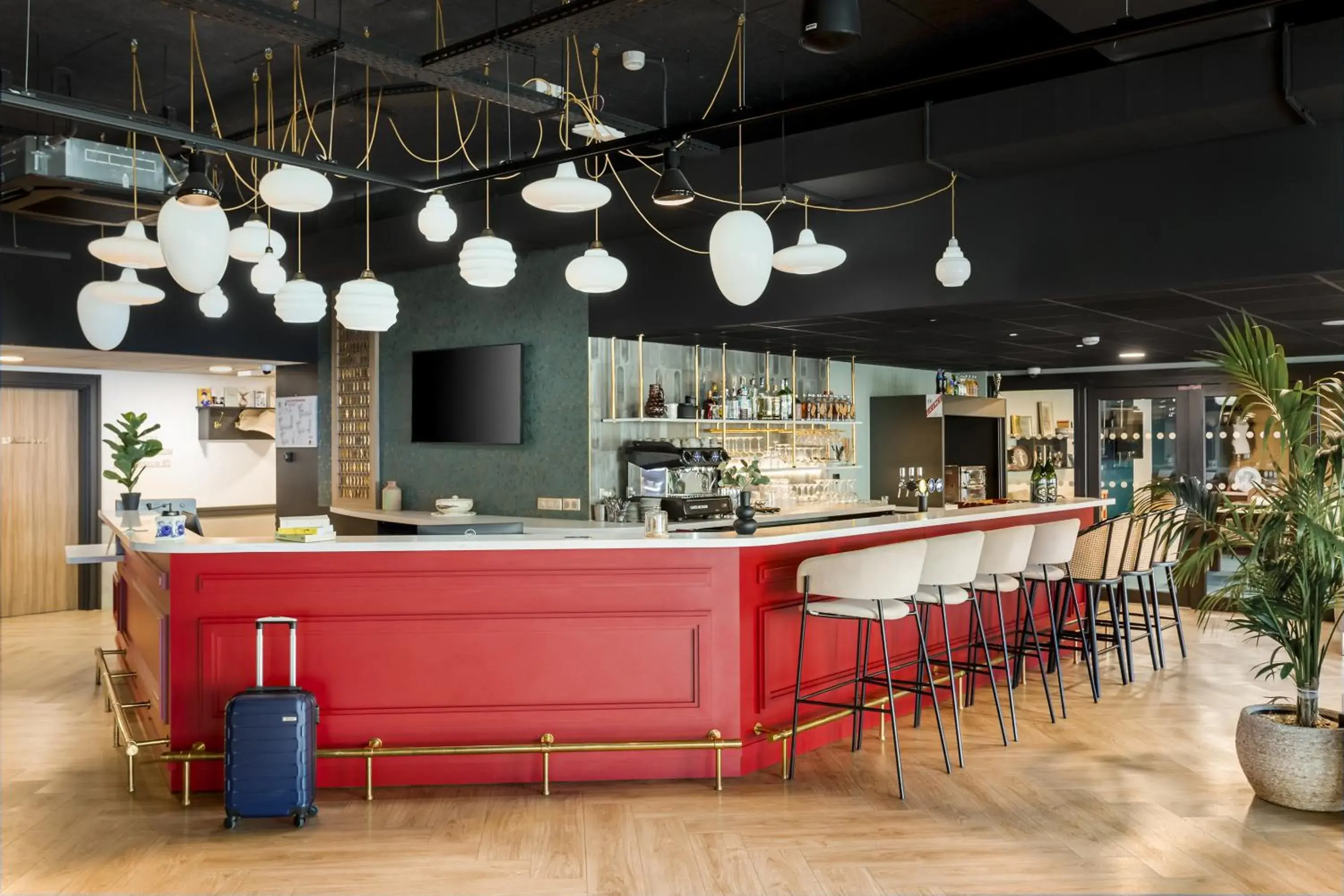 Lobby or reception in Appart'City Collection Paris Roissy CDG Airport Lobby or reception in Appart'City Collection Paris Roissy CDG Airport