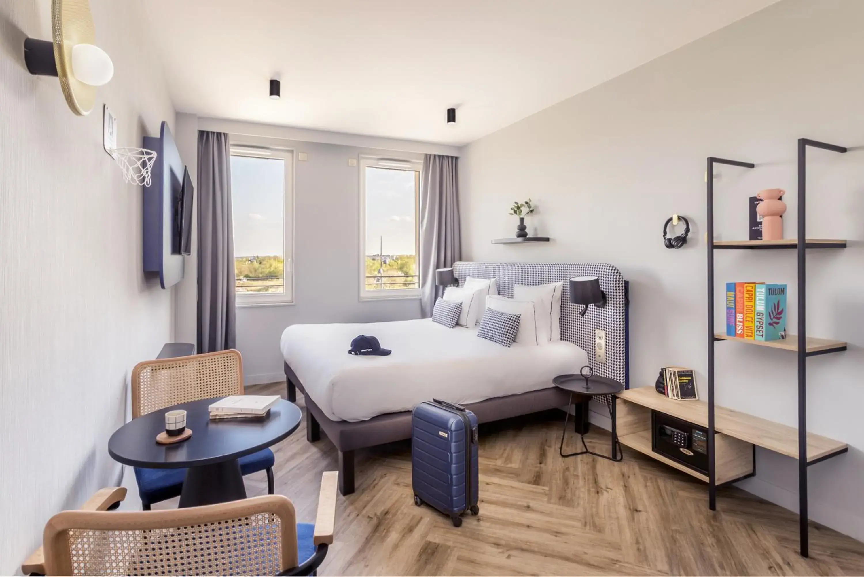 Bed in Appart'City Collection Paris Roissy CDG Airport Bed in Appart'City Collection Paris Roissy CDG Airport