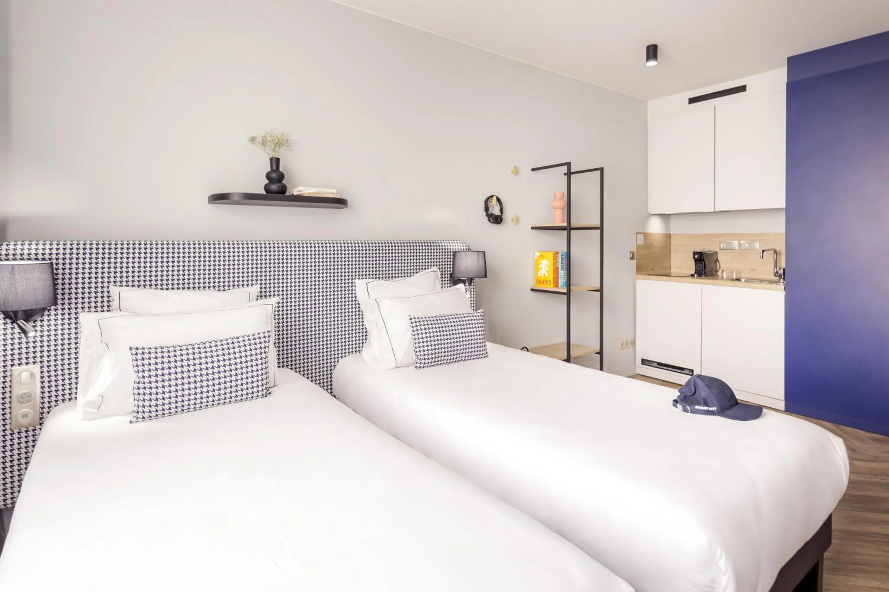 Bed in Appart'City Collection Paris Roissy CDG Airport