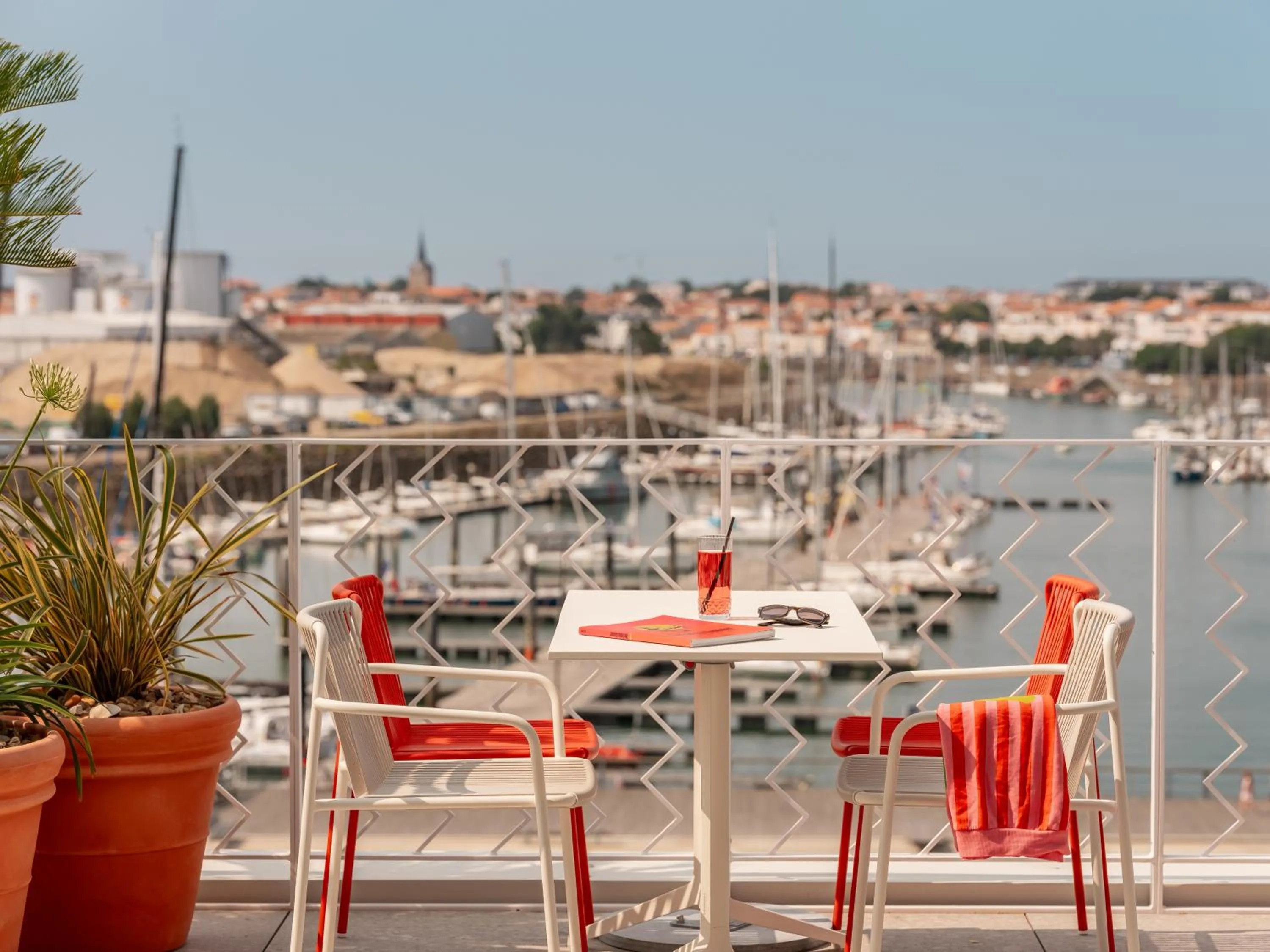 Balcony/Terrace in Hôtel Vertime