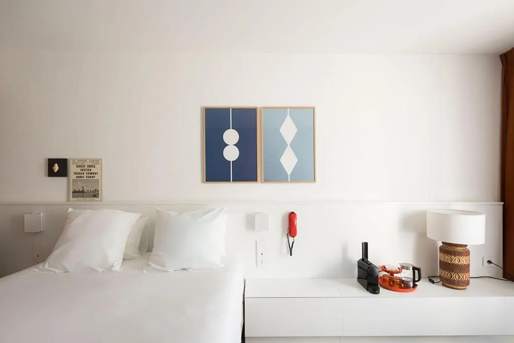 Bed in Hôtel Vertime