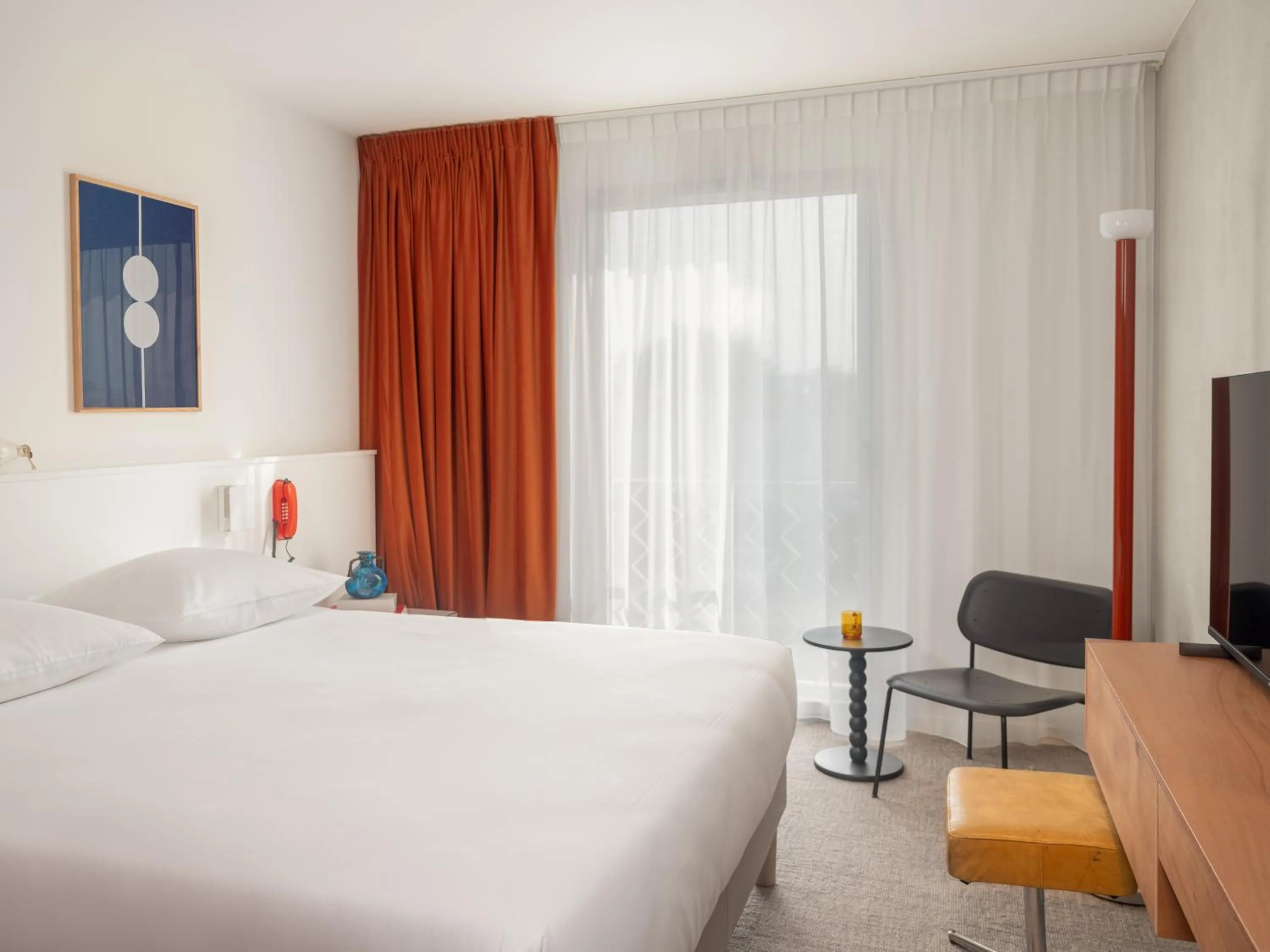 Bedroom, Bed in Hôtel Vertime