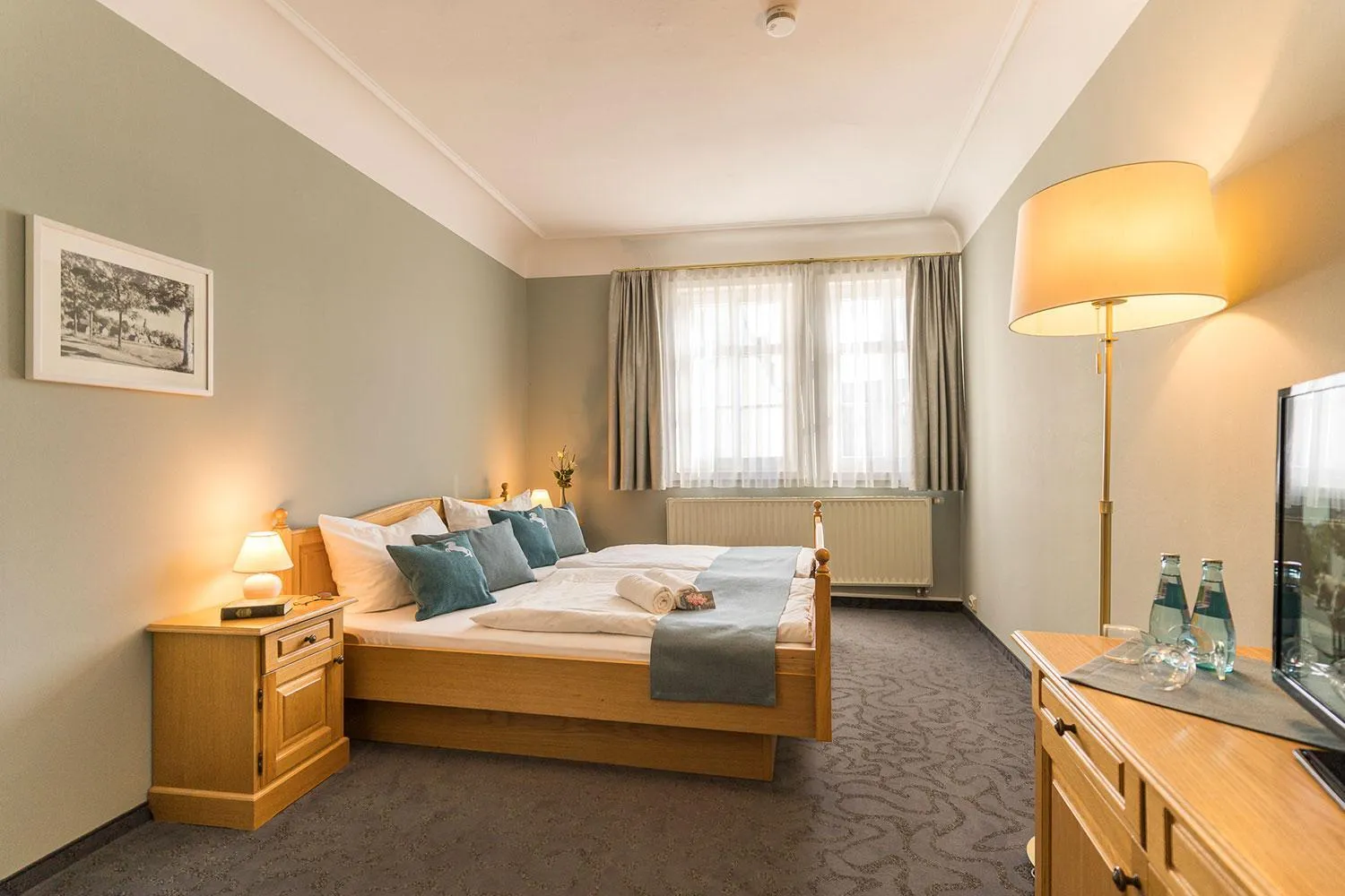 Bed in Hotel Roß