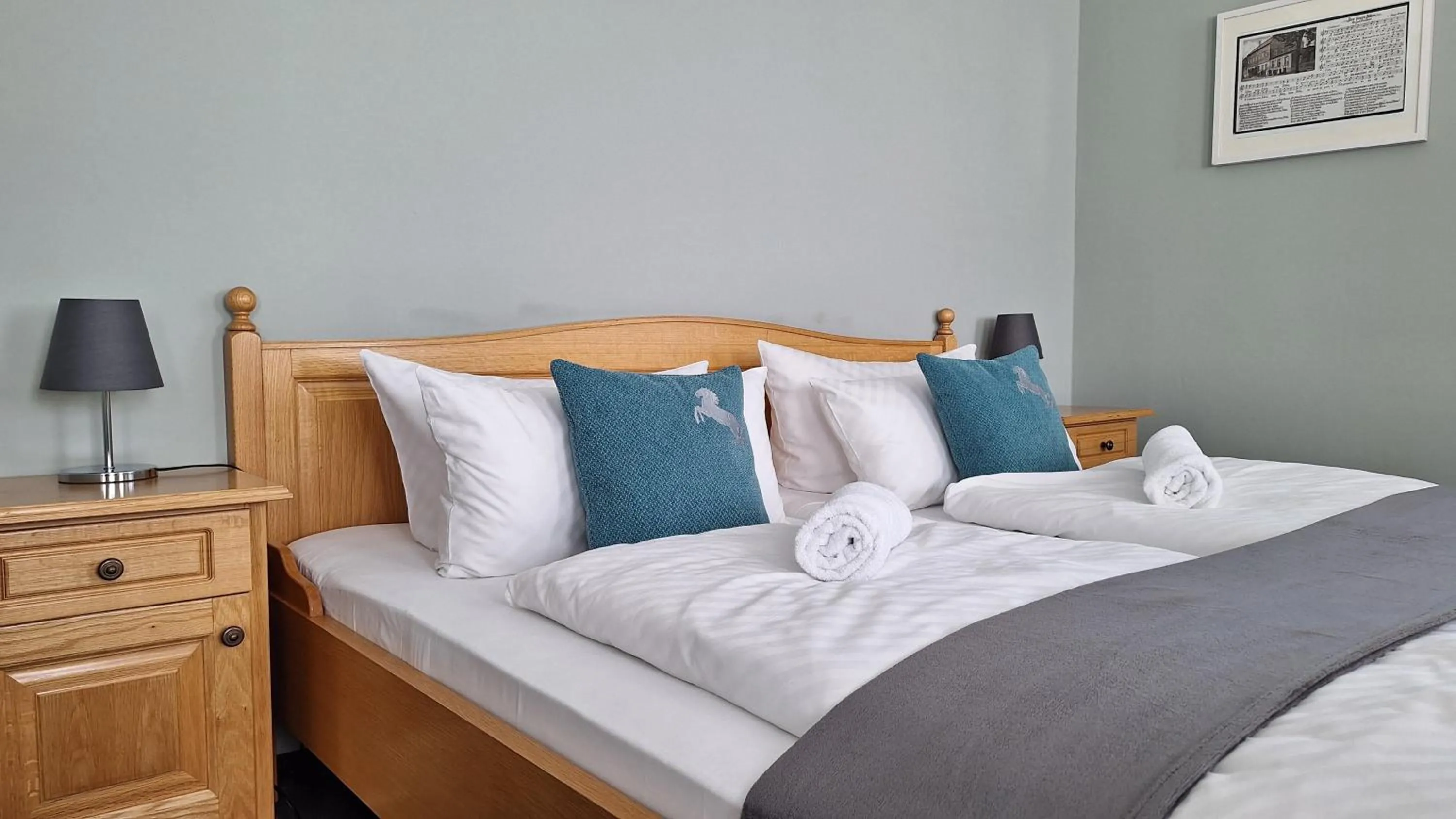 Bed in Hotel Roß