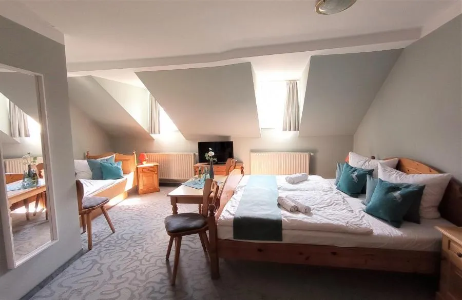 Bed in Hotel Roß