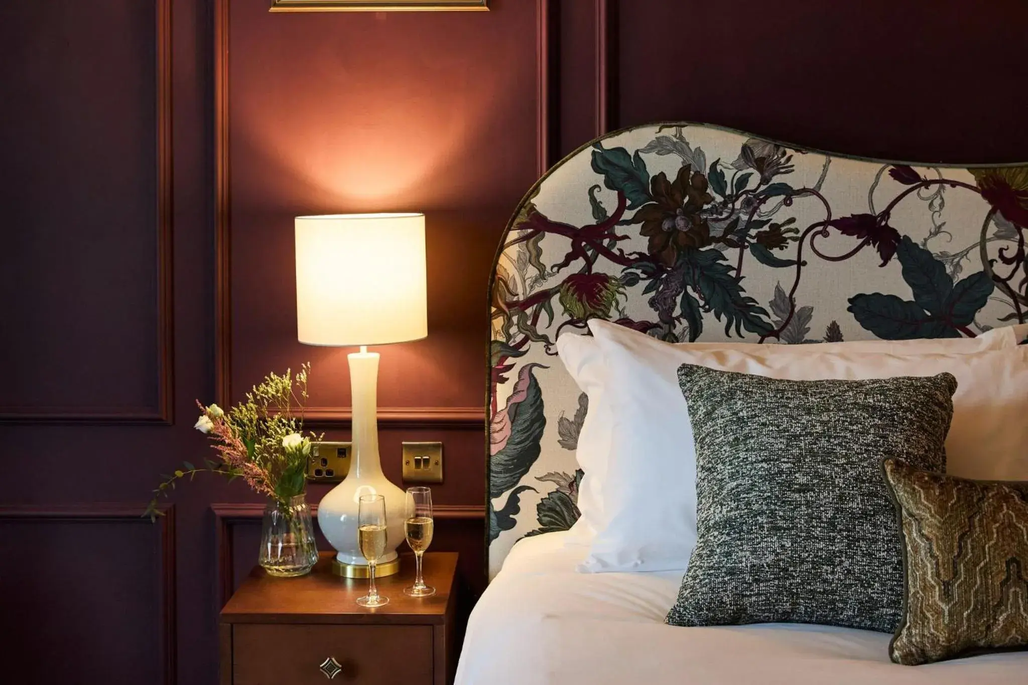 Bed in Francis Hotel Bath Bed in Francis Hotel Bath