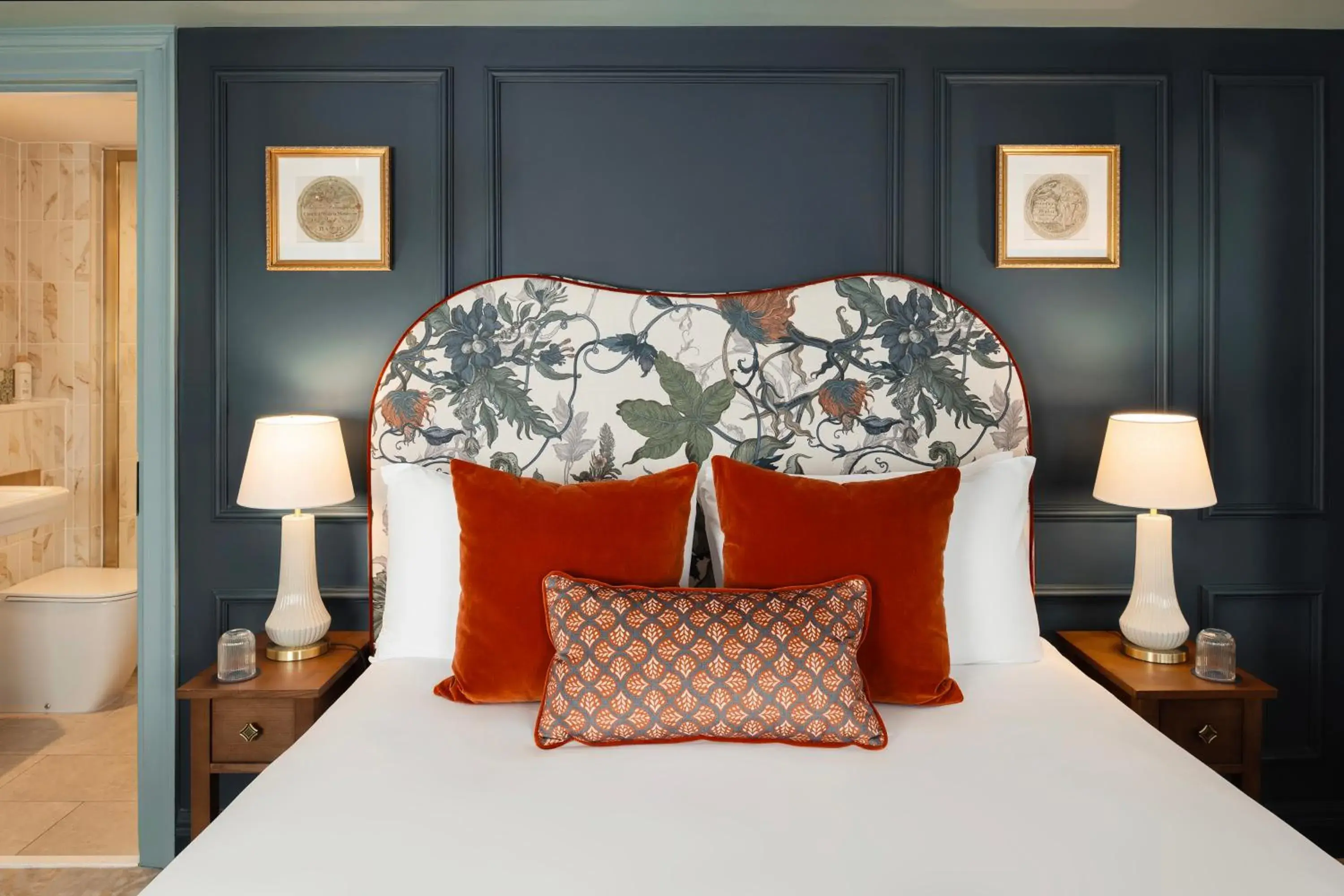 Bed in Francis Hotel Bath Bed in Francis Hotel Bath