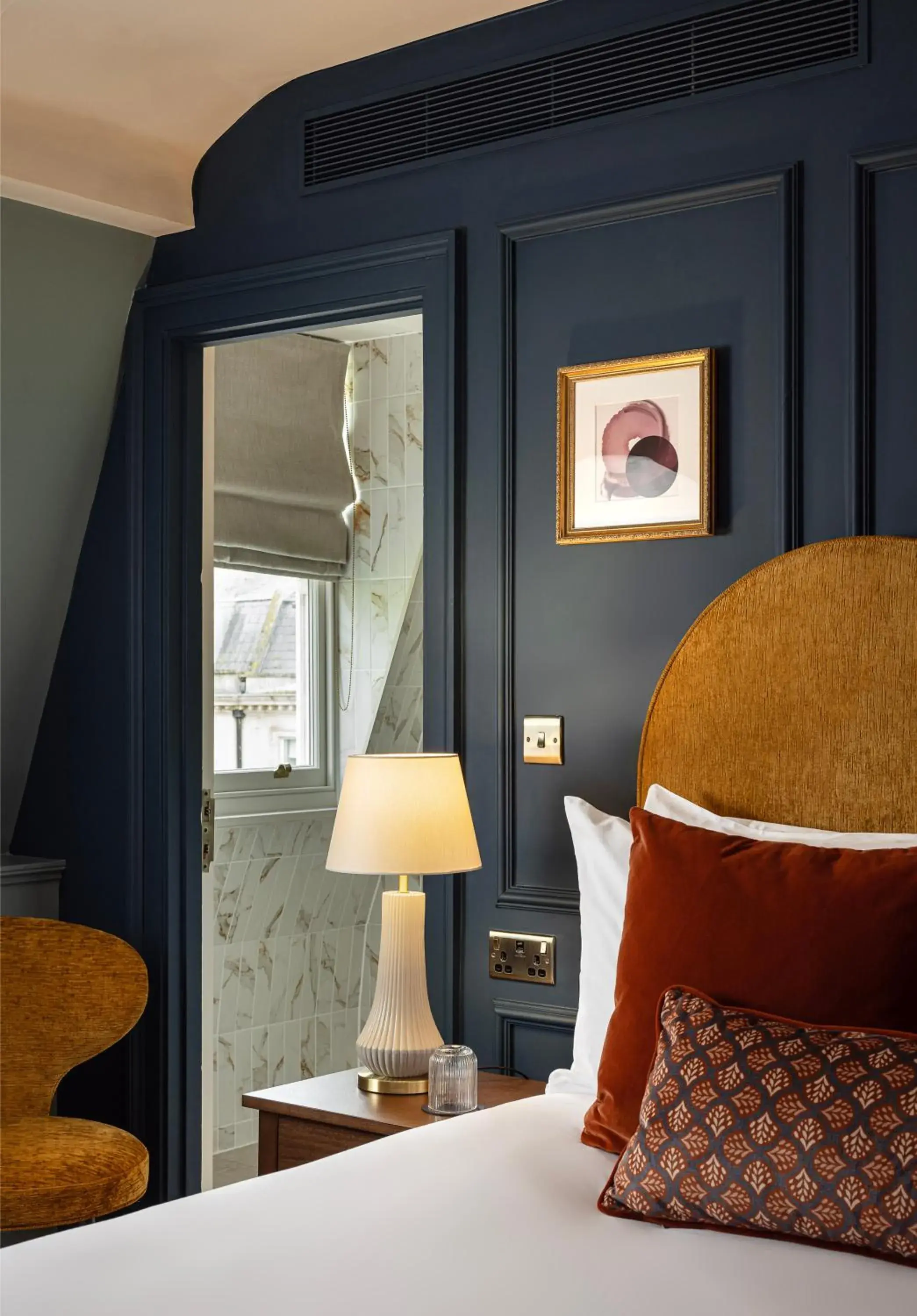 Bed in Francis Hotel Bath Bed in Francis Hotel Bath