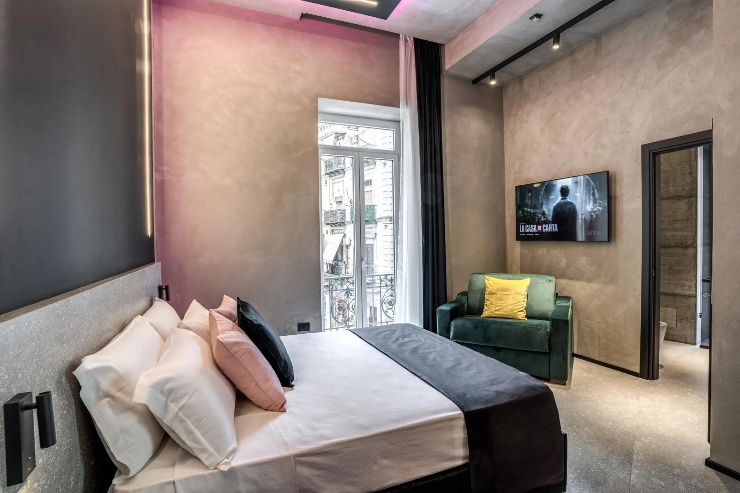 Bed in Gallery Experience Napoli