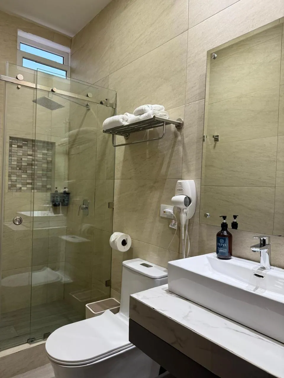 Bathroom in Hotel Tepeu