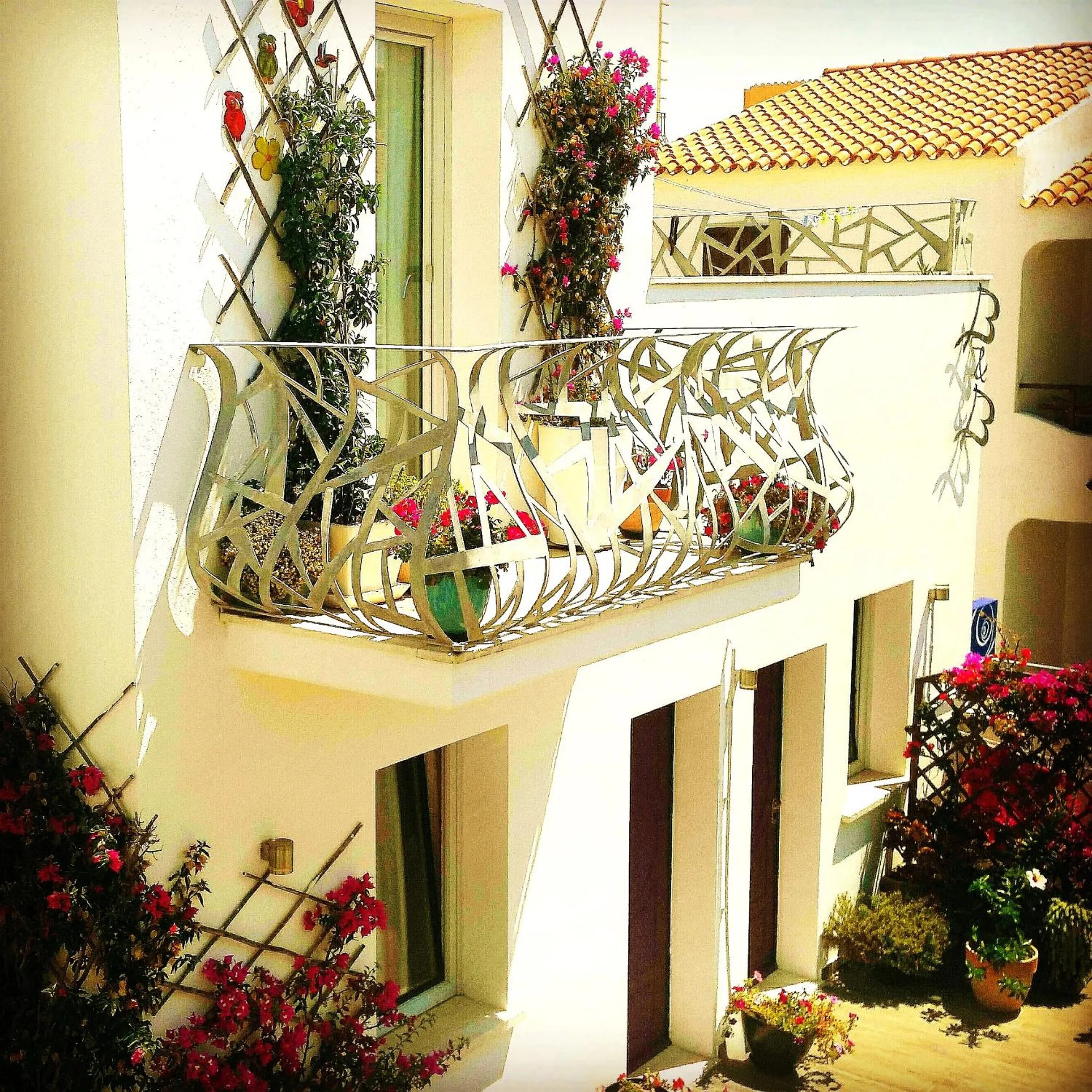 Balcony/Terrace in B&B Domus de Janas Santa Teresa Gallura