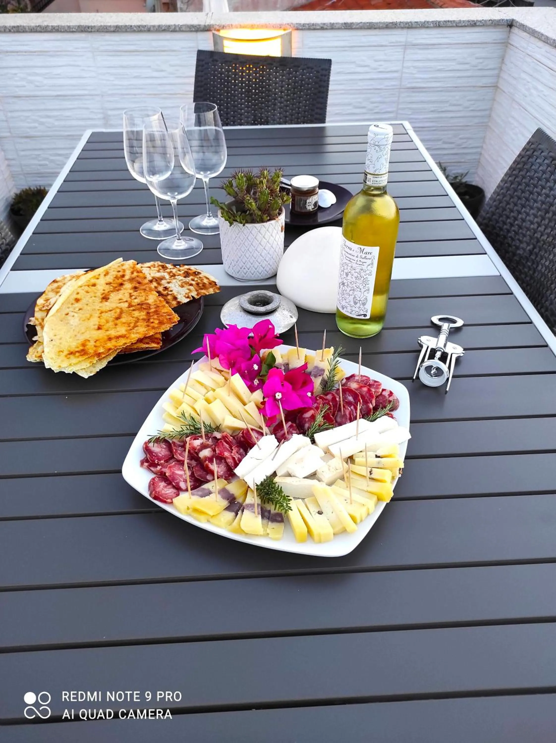 Balcony/Terrace in B&B Domus de Janas Santa Teresa Gallura