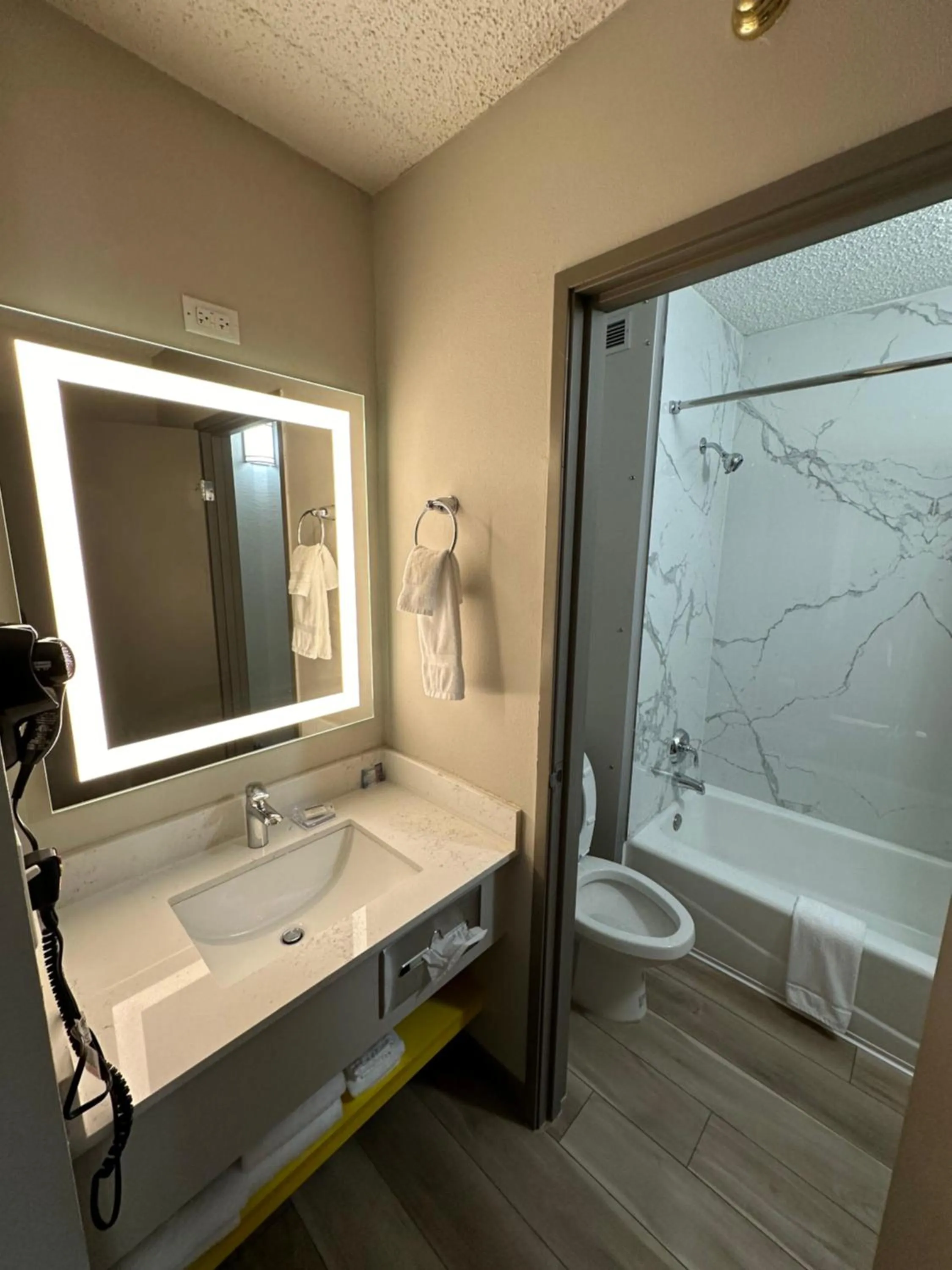 Bathroom in Days Inn by Wyndham Mandan Bismarck Area