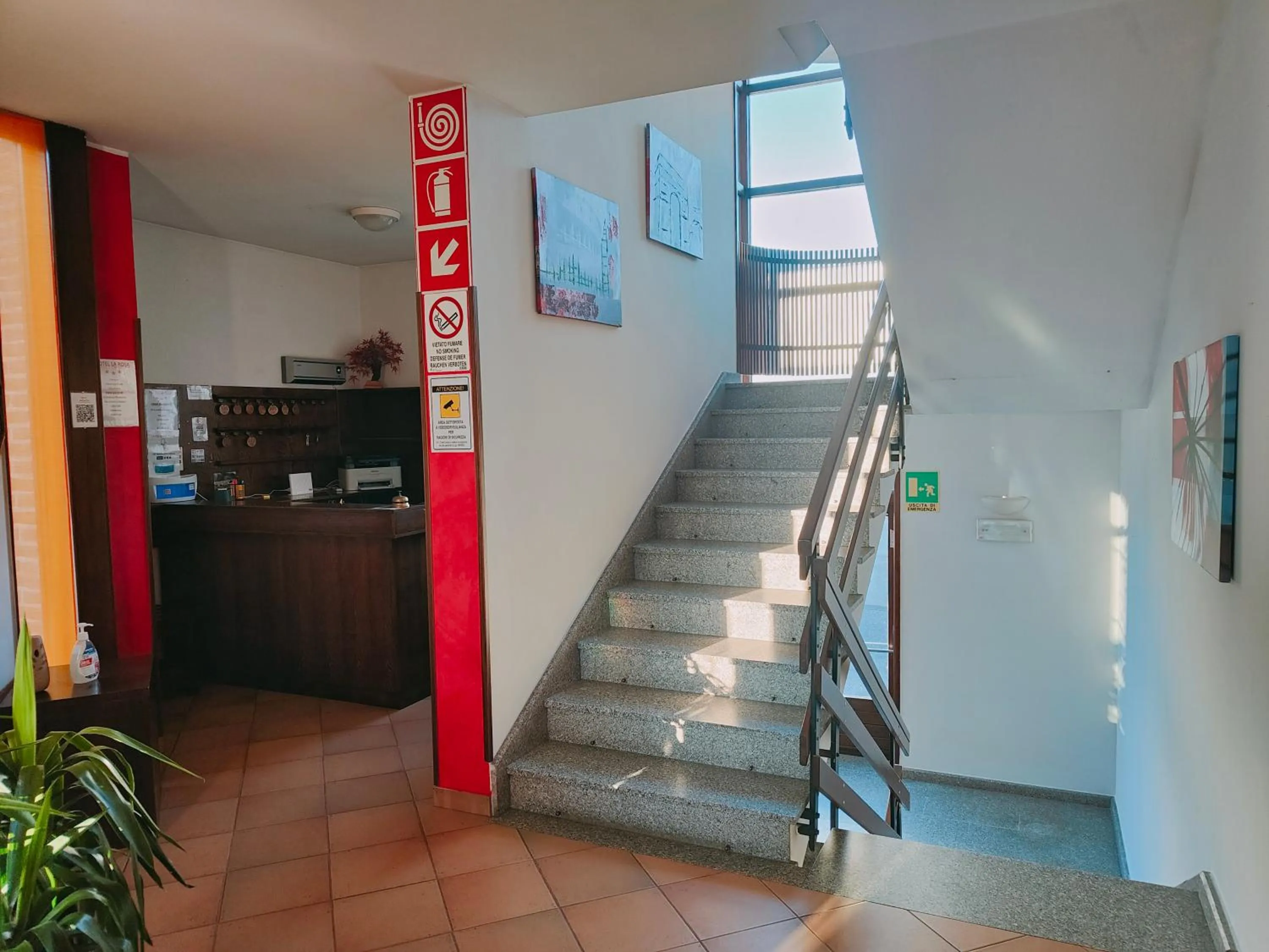 Lobby or reception in Hotel la Rosa