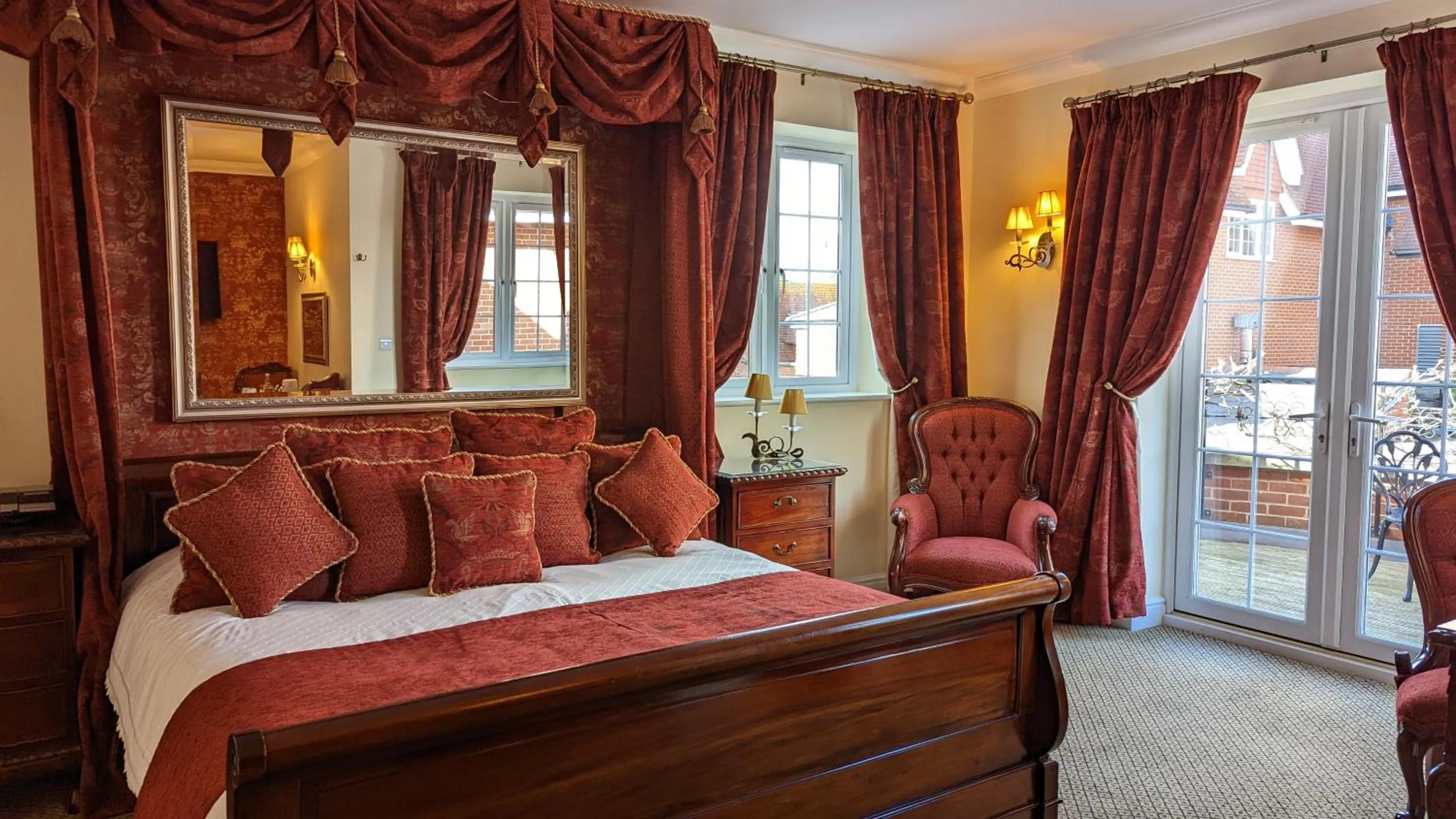 Bedroom, Bed in Hempstead House Hotel & Restaurant