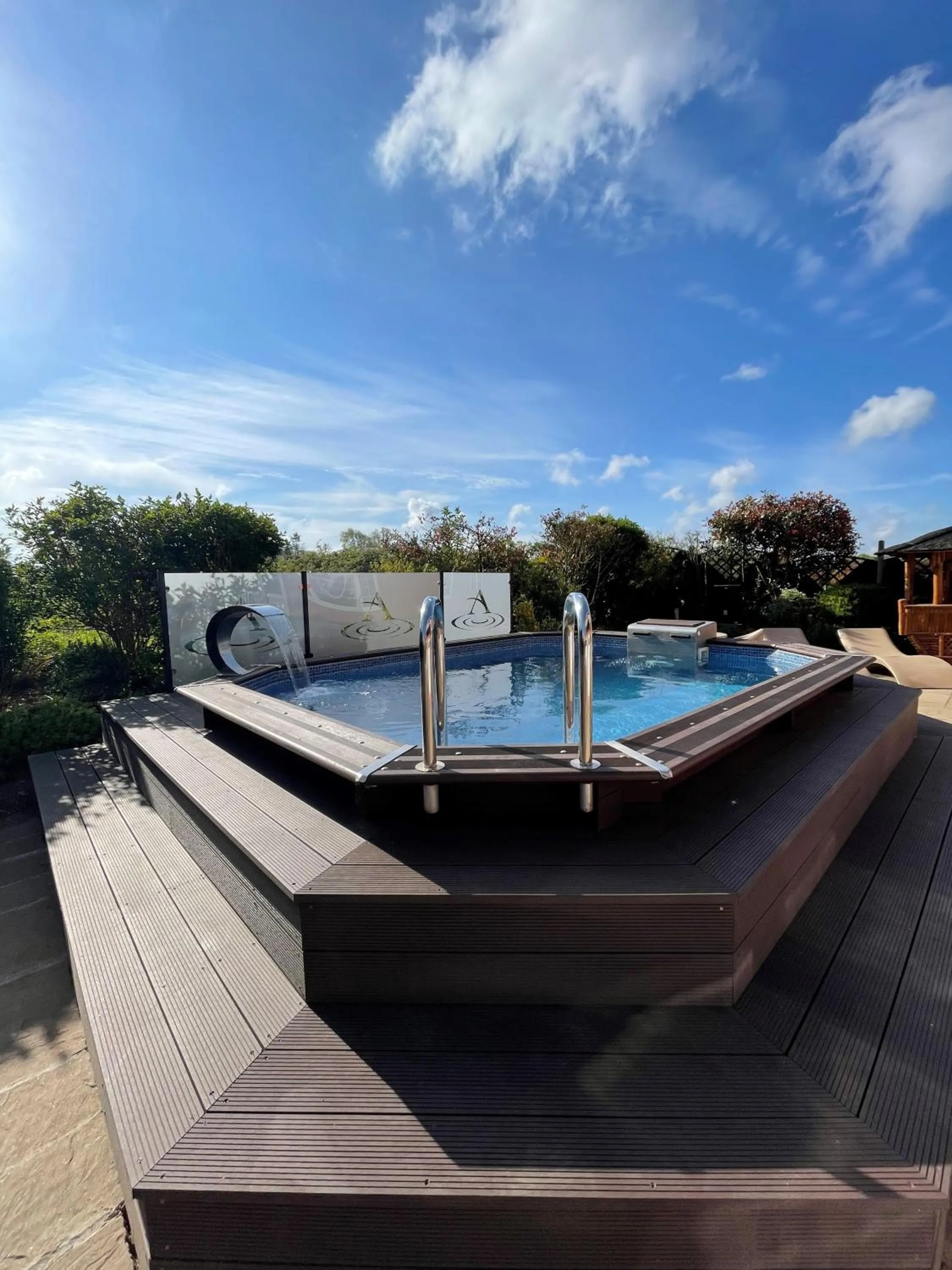 Pool view in Hempstead House Hotel & Restaurant