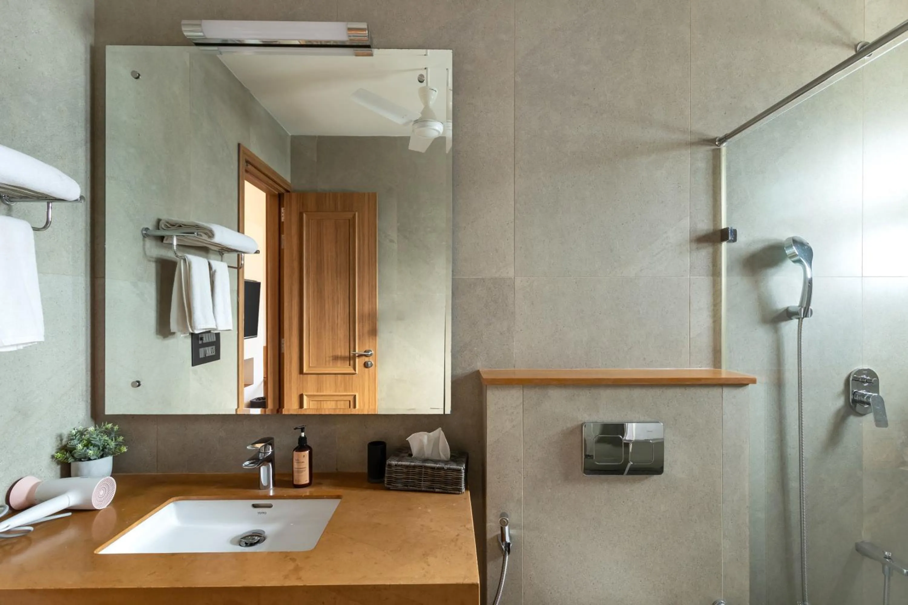 Shower in HIREAVILLA Villa Inaari - 5BHK with Private Pool in Anjuna