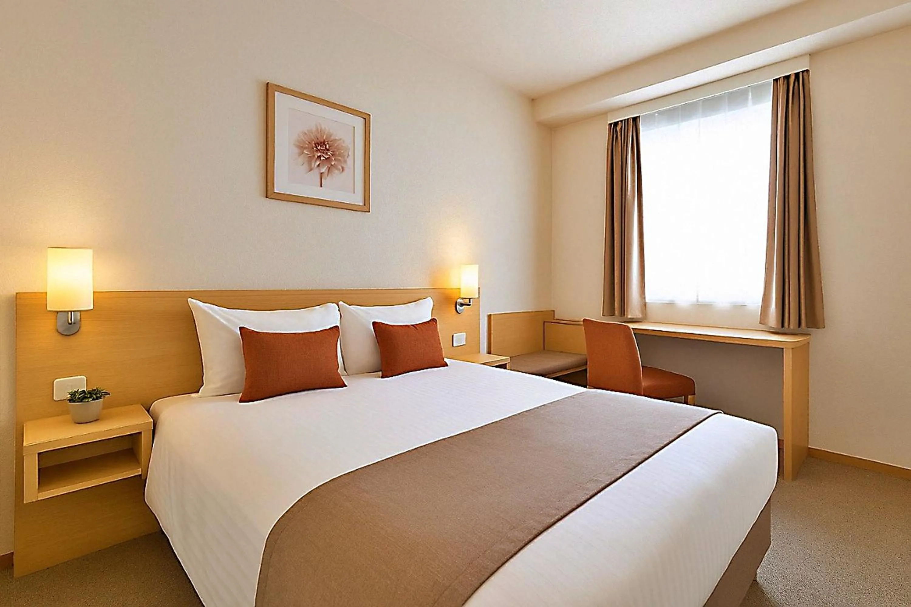 Bed in Hotel Sunlight Inn