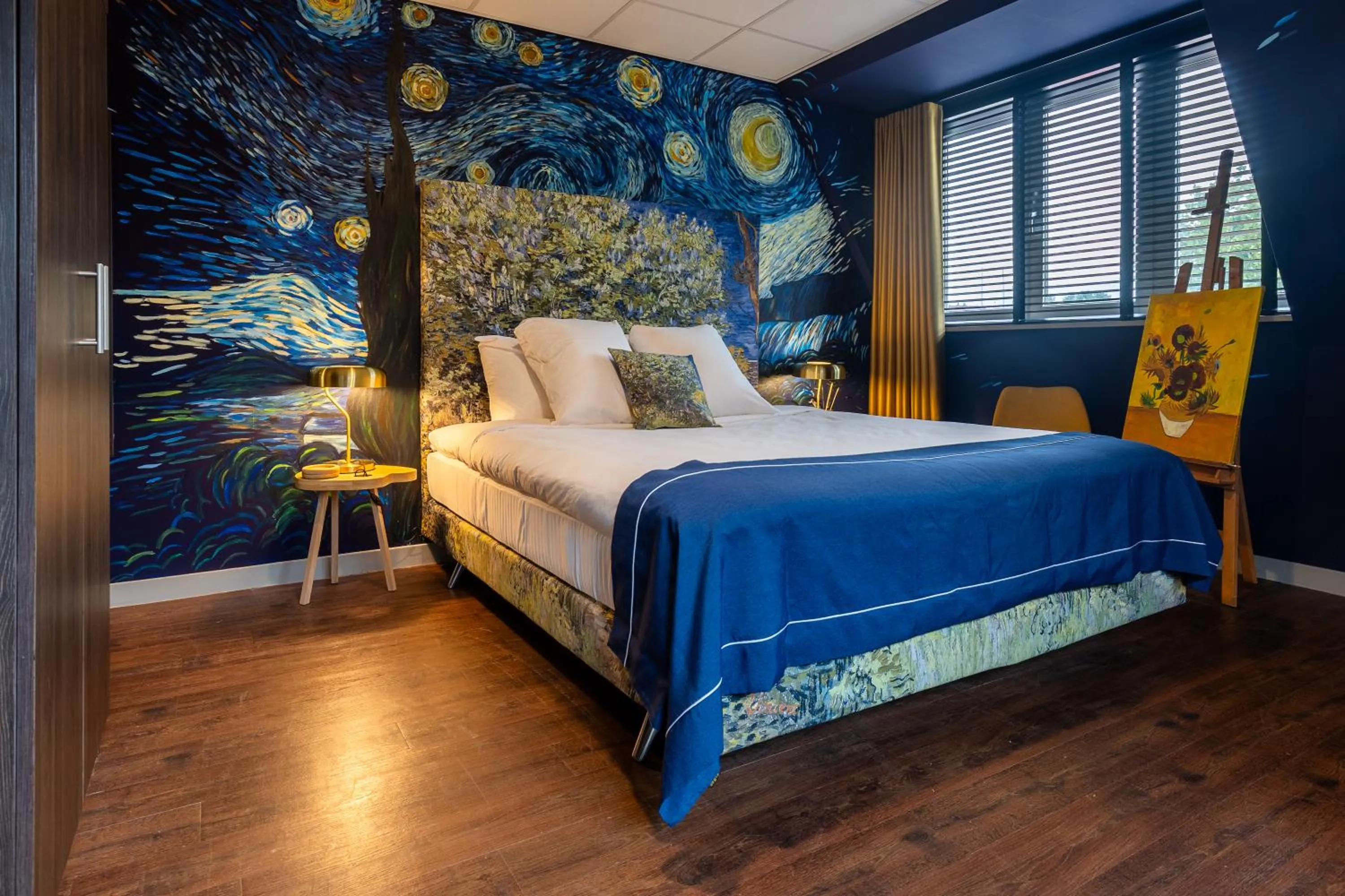 Bed in City Hotel de Jonge