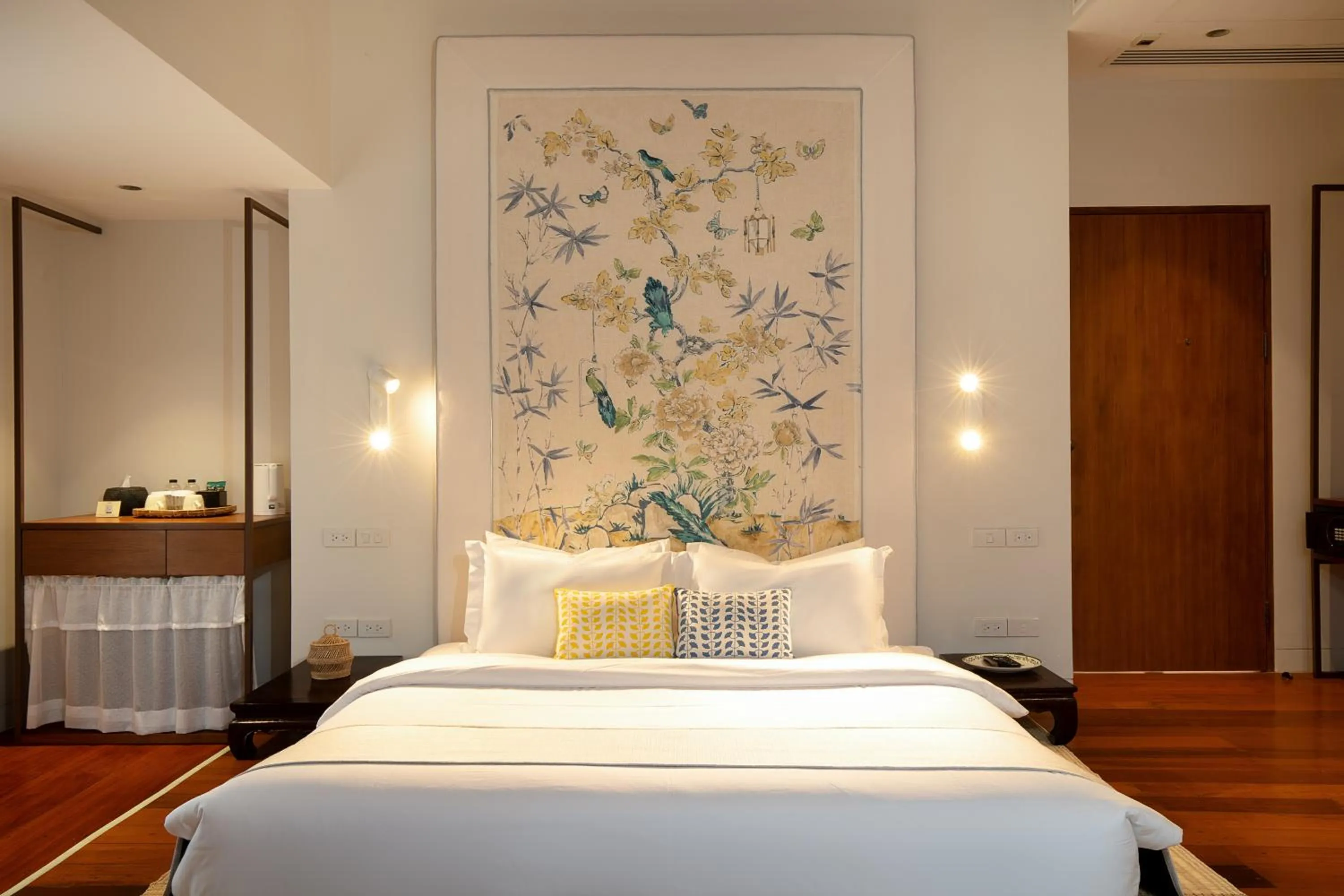 Bed in Syama Residence and Café