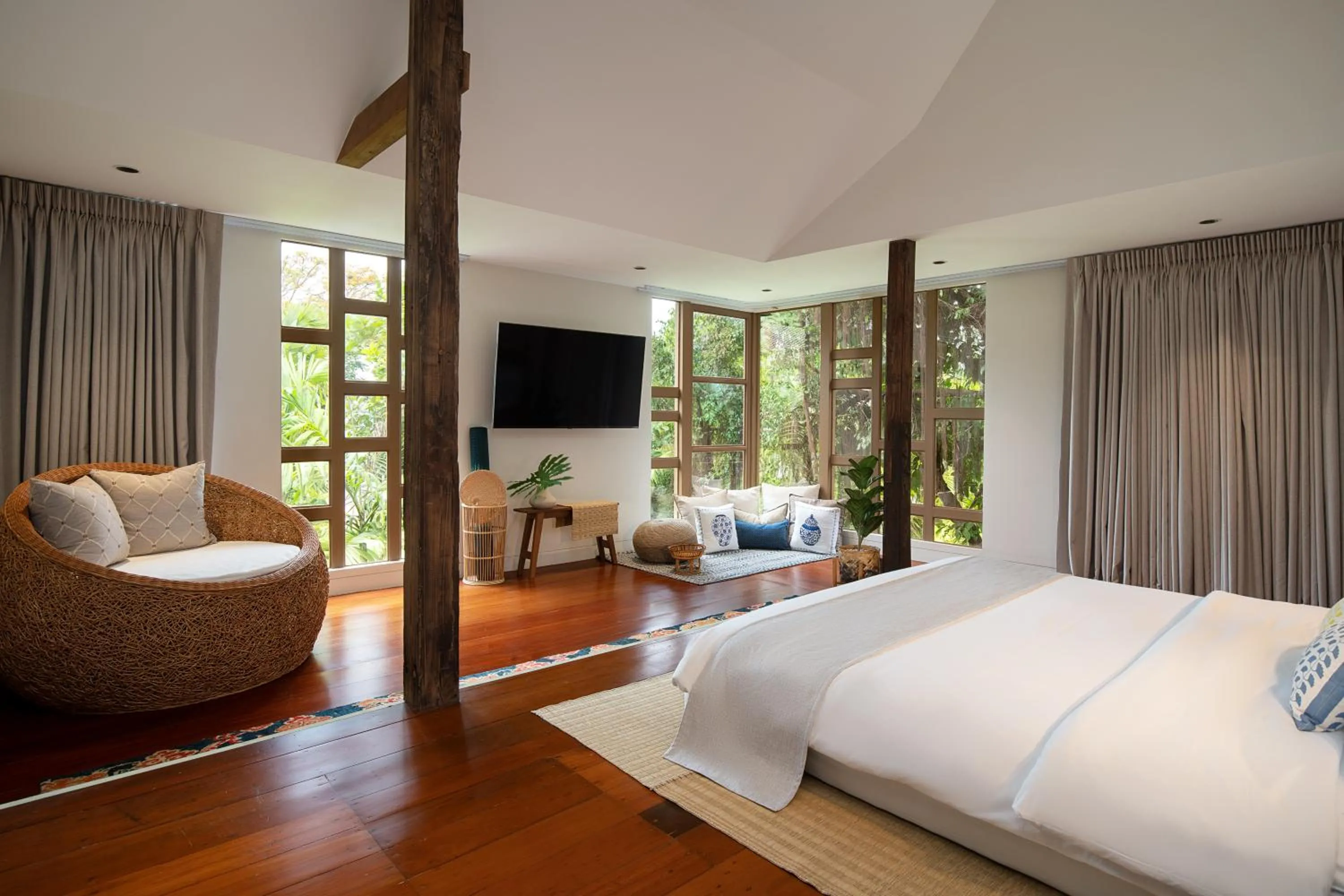 Bed in Syama Residence and Café