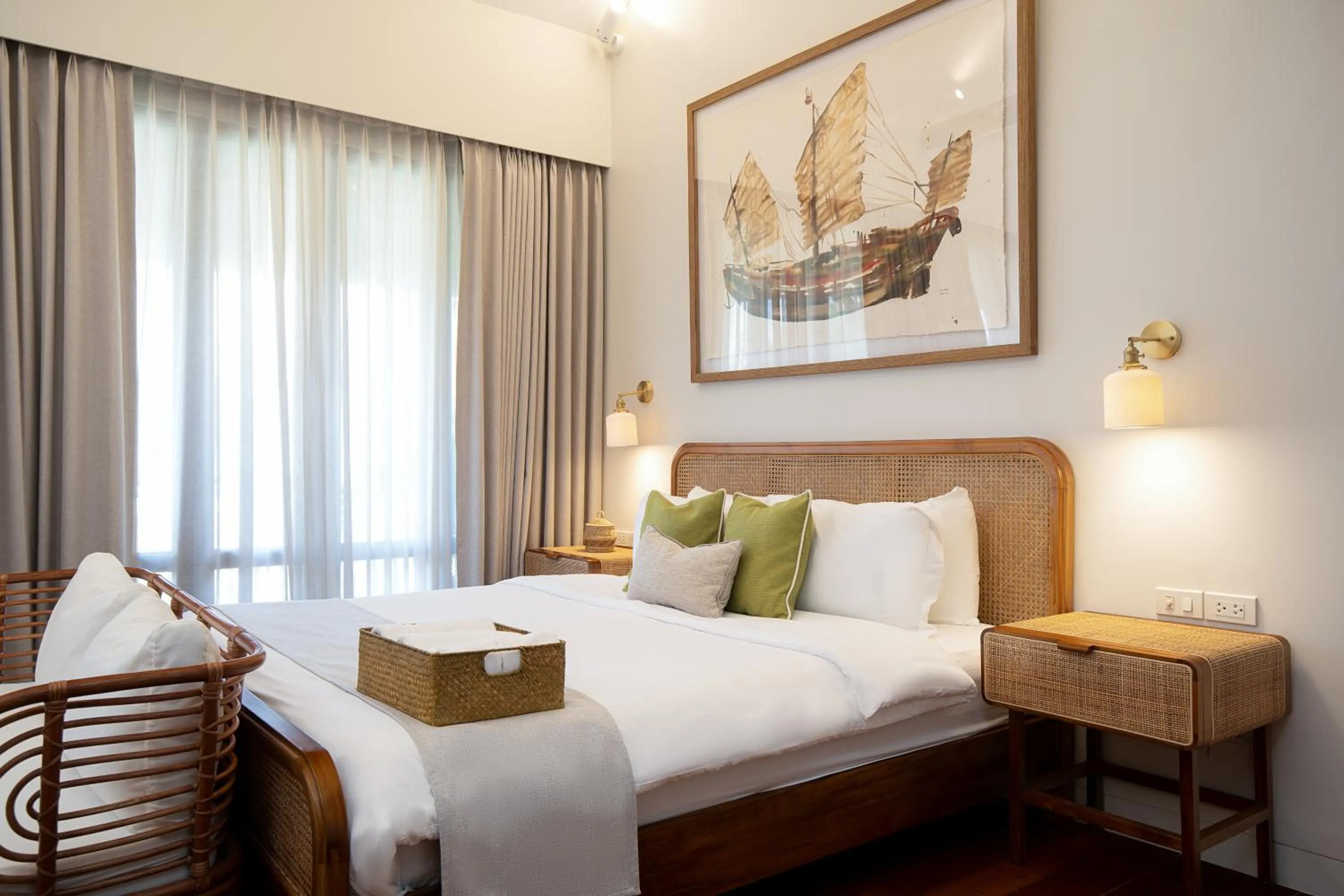 Bed in Syama Residence and Café