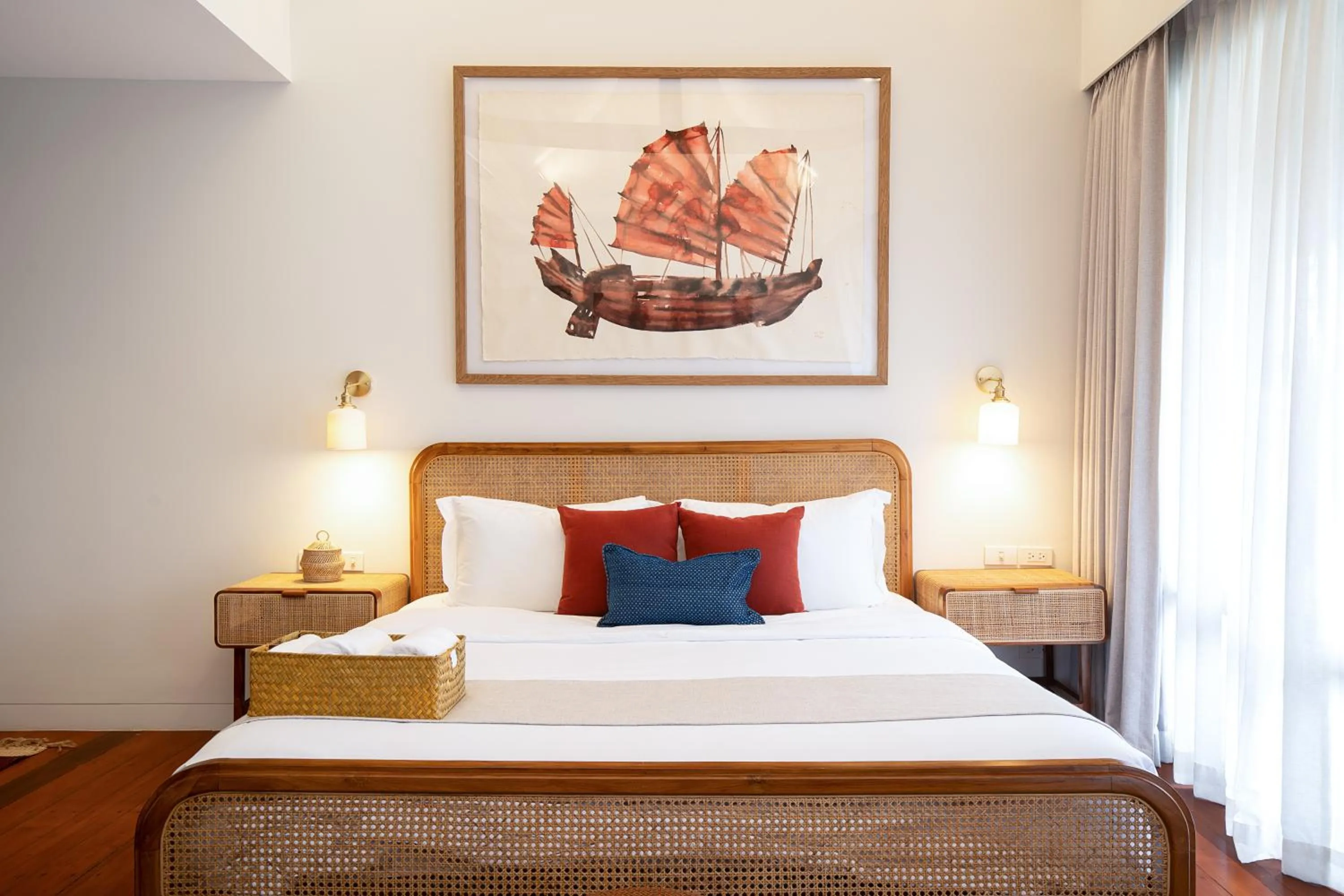 Bed in Syama Residence and Café