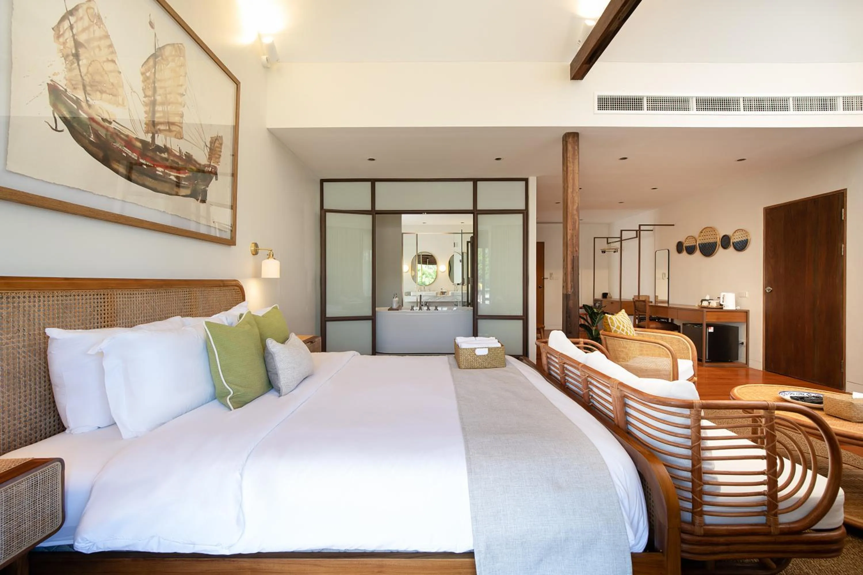 Bed in Syama Residence and Café