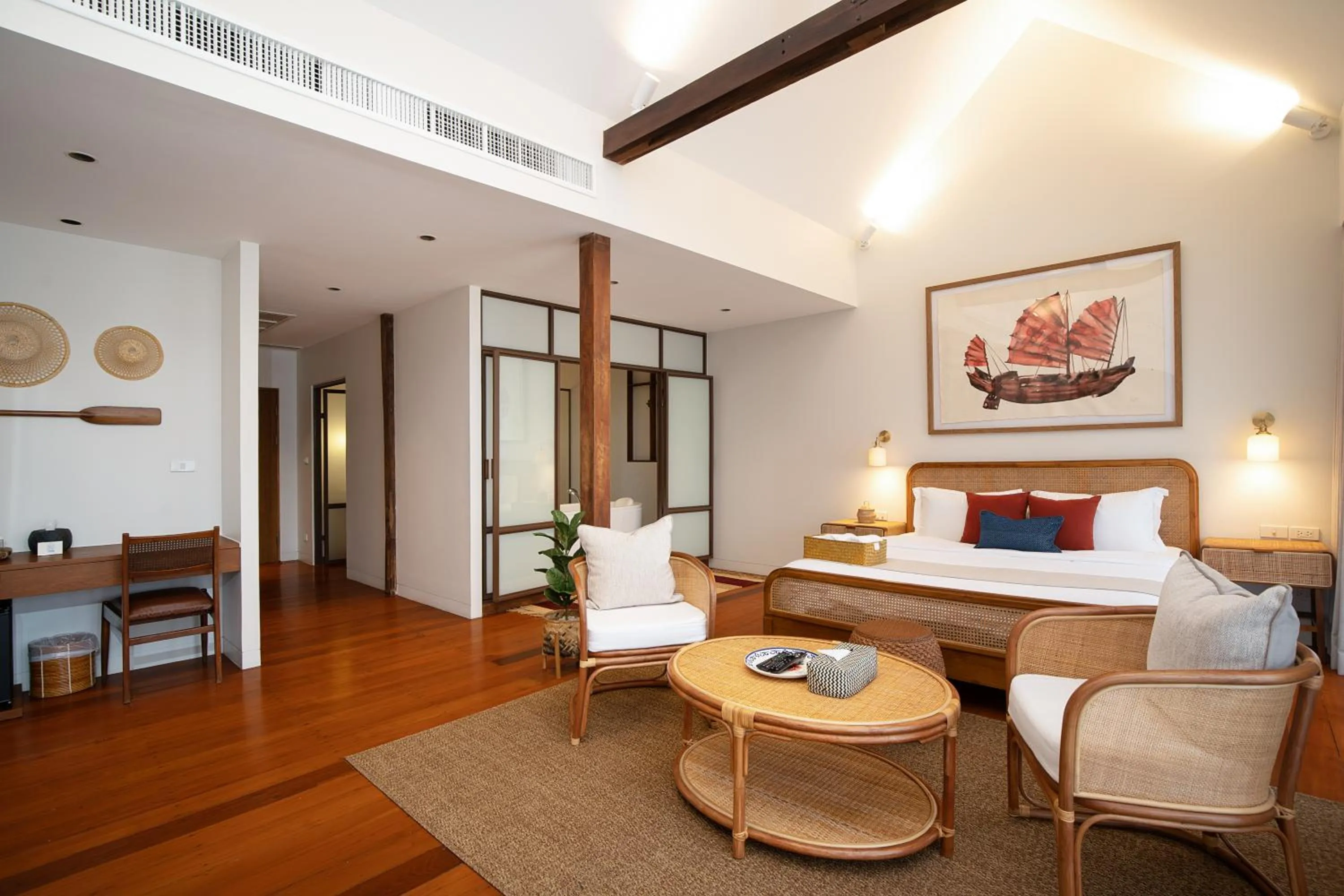 Photo of the whole room, Bed in Syama Residence and Café