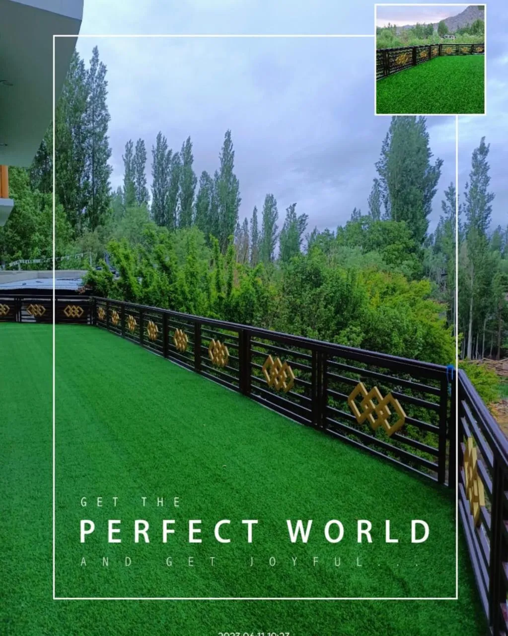 Garden in The Kart-Sey Ladakh