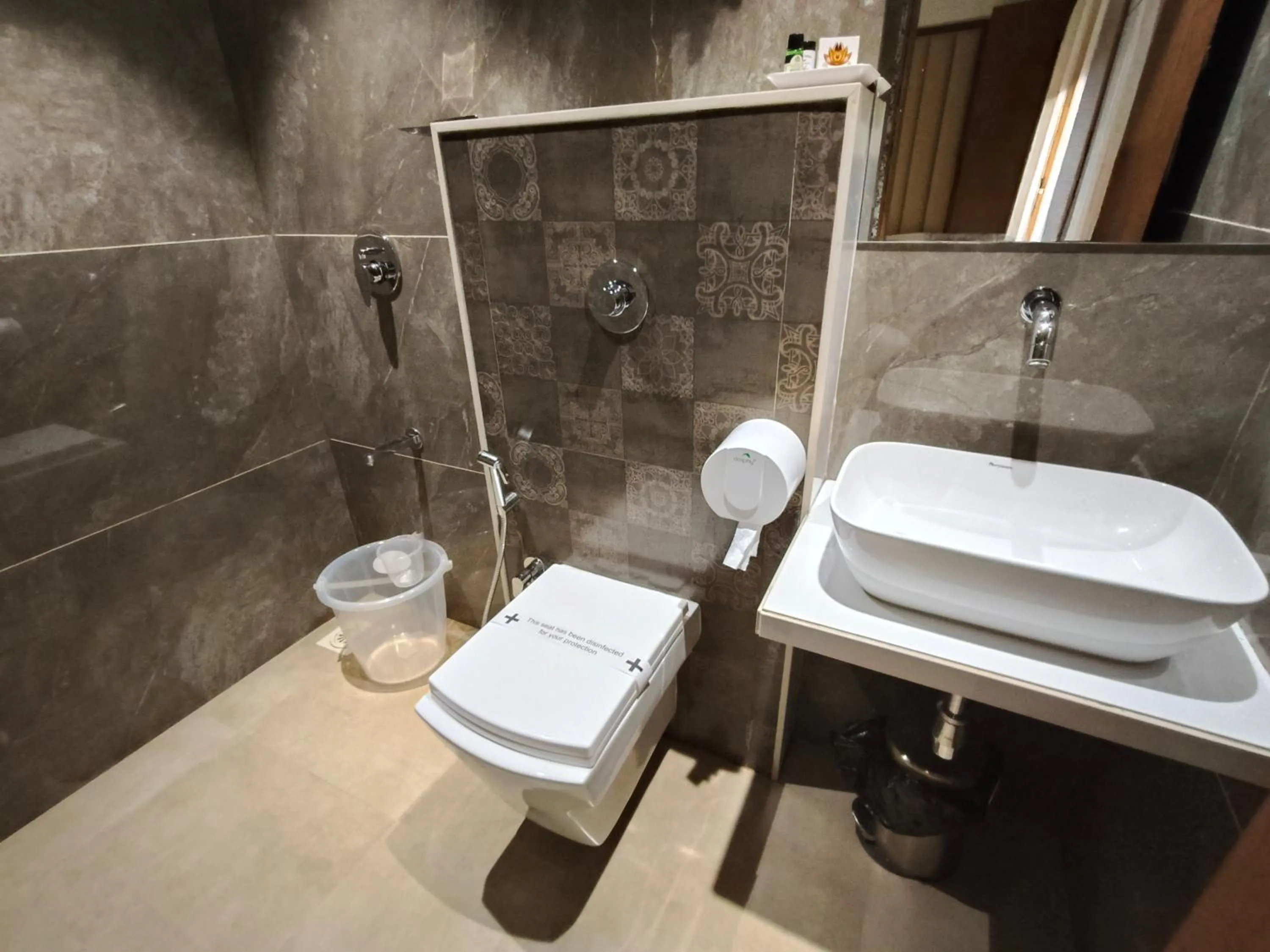 Toilet in Hotel Pearl Residency Thane